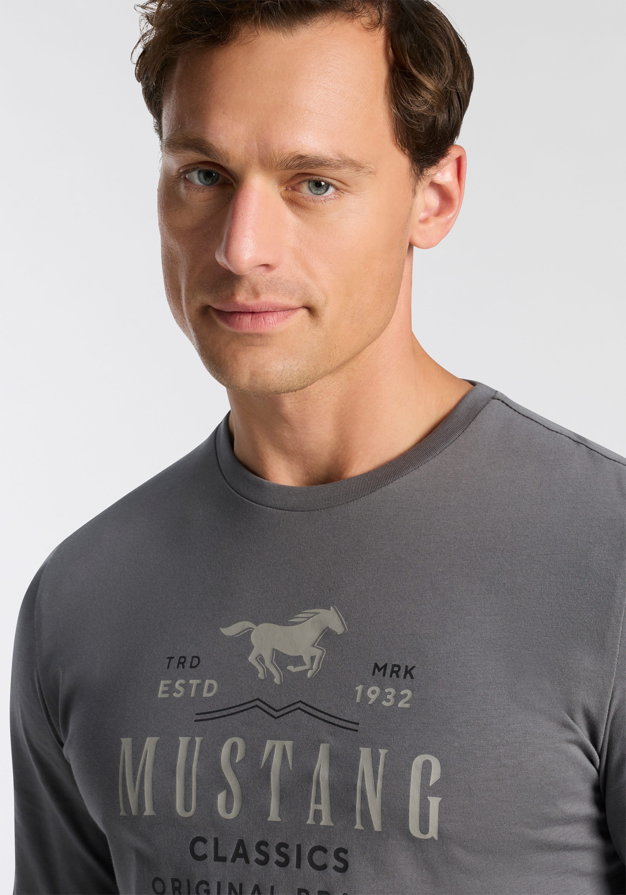 MUSTANG Shirt met lange mouwen Style Adrian