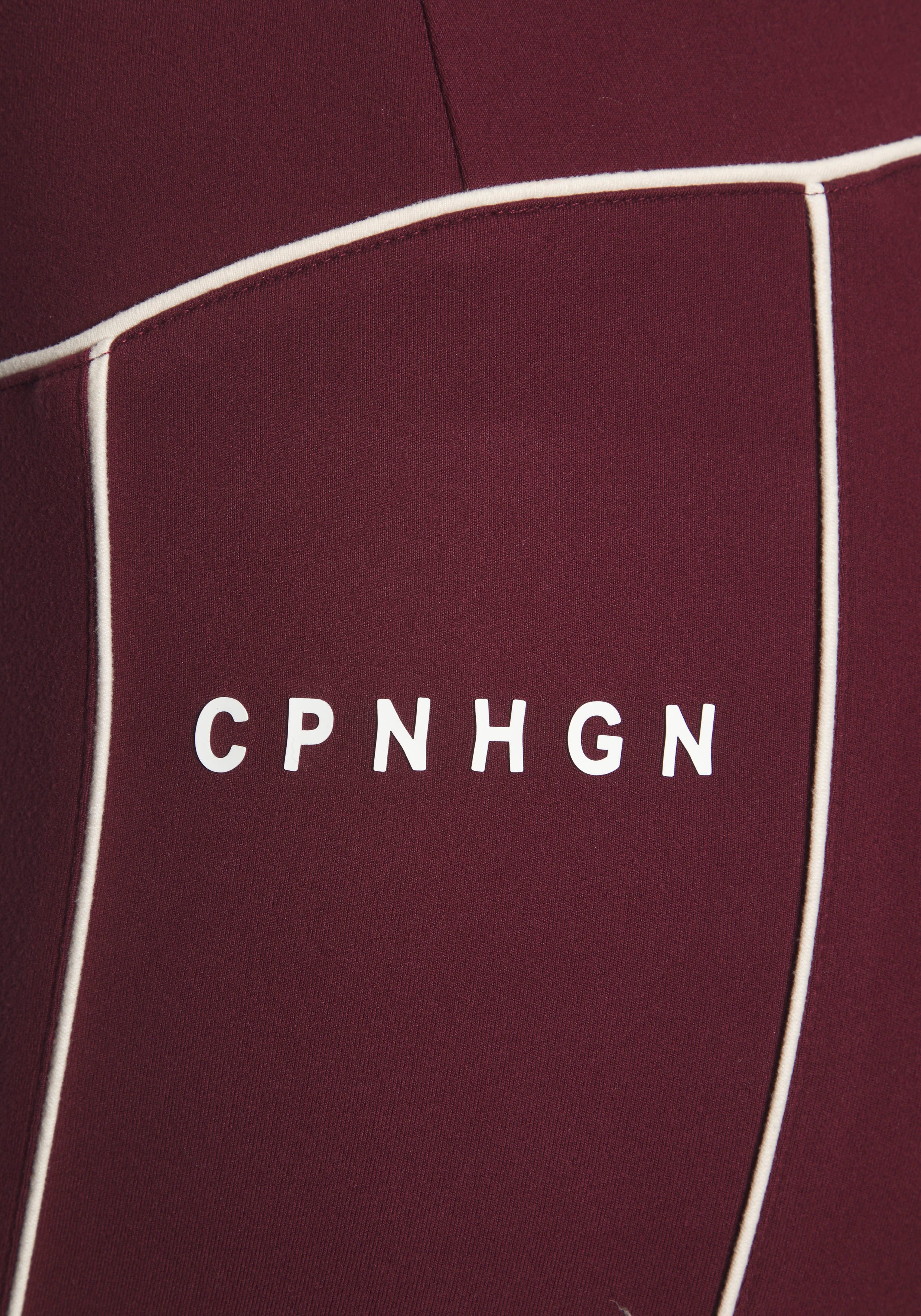 Copenhagen Studios Sportbroek met paspels en logoprint