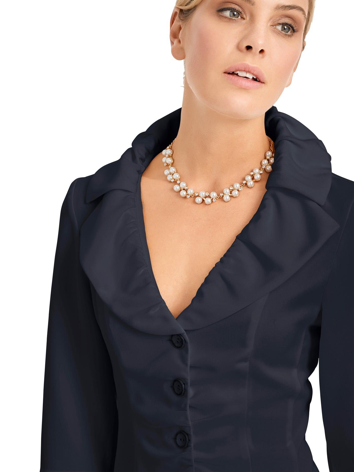 patrizia dini by heine korte blazer blauw