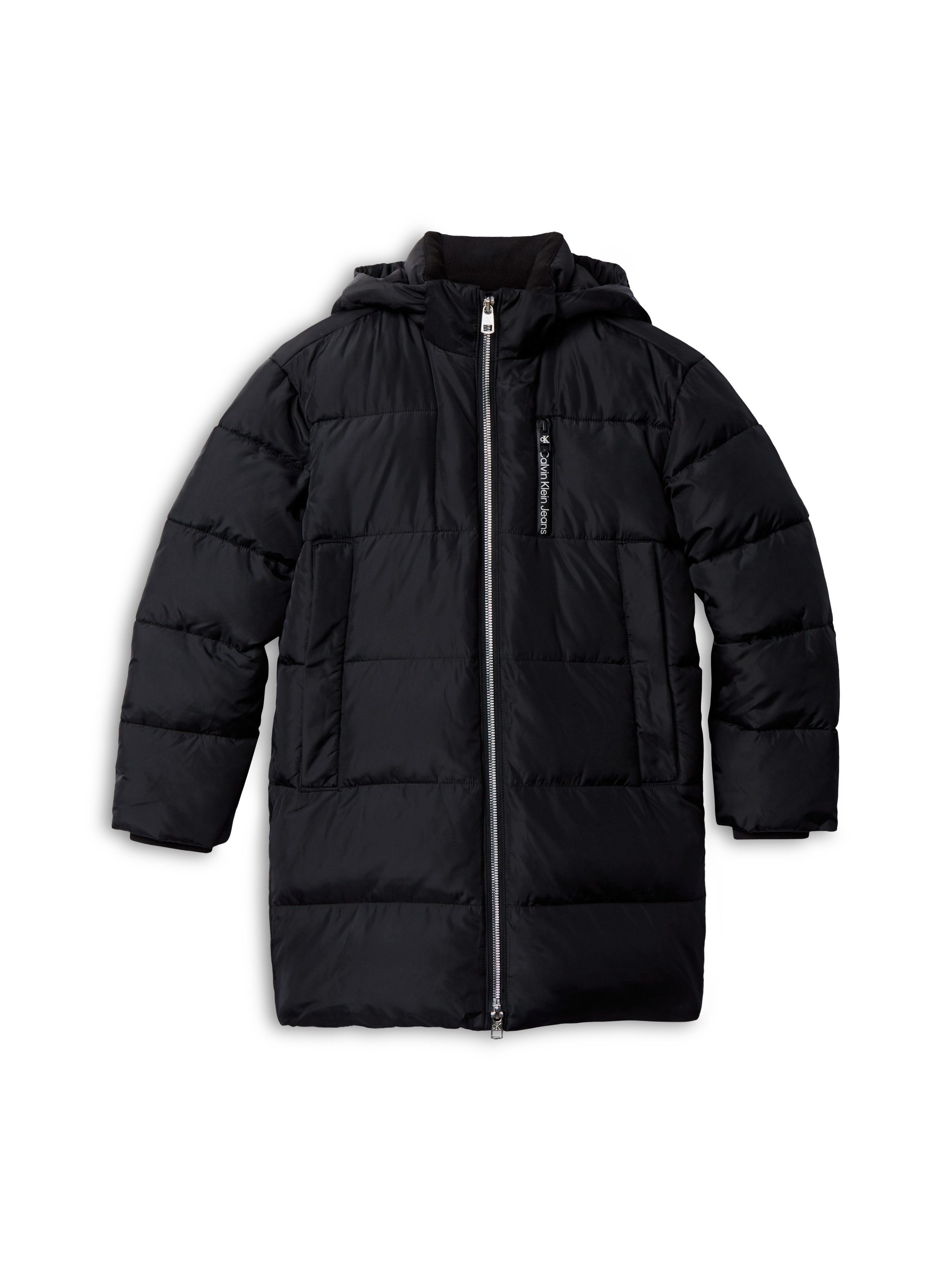 Calvin Klein Parka ESSENTIAL PARKA PUFFER voor kinderen tot 16 jaar en met logo-patch
