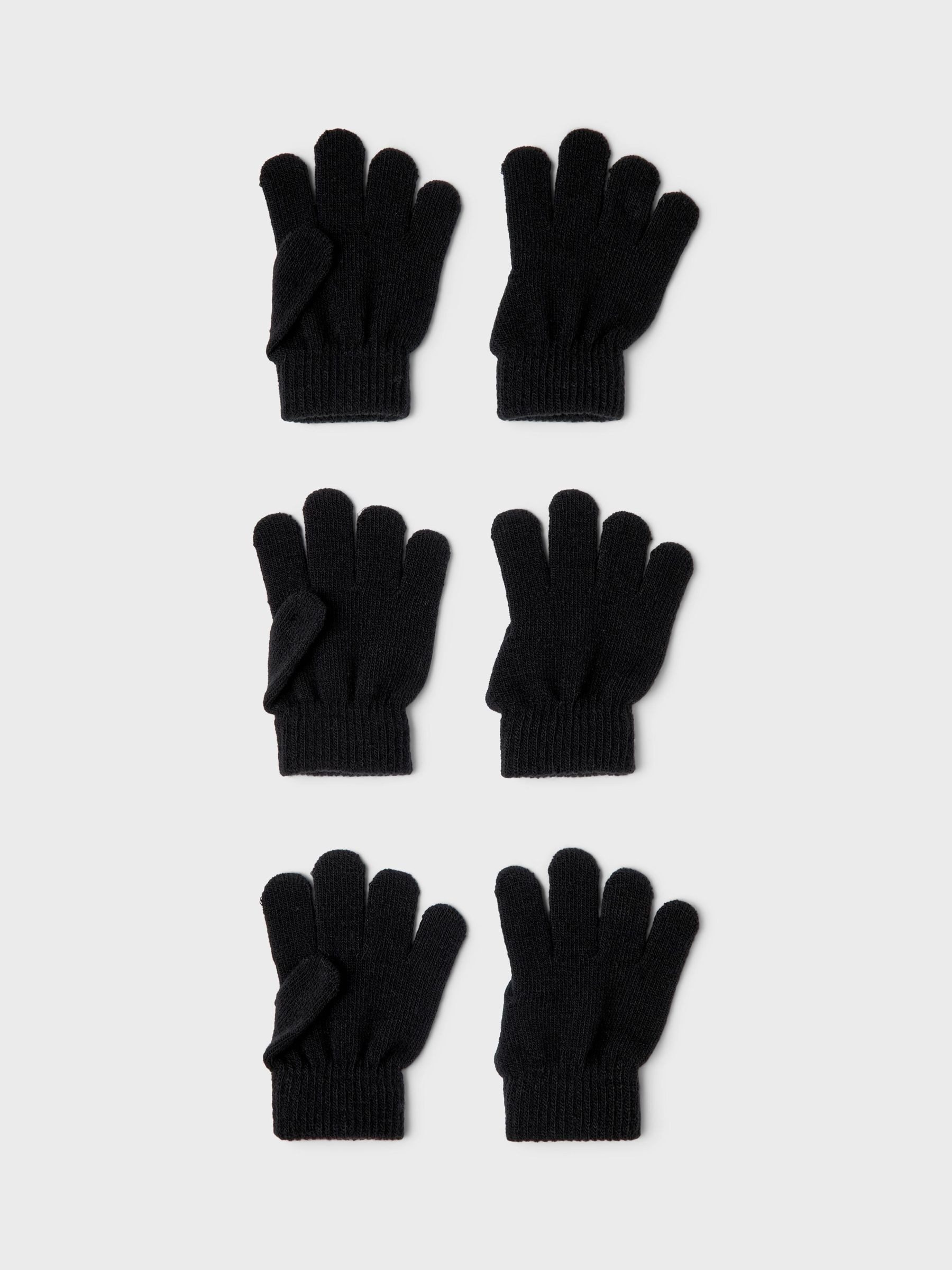 Name It Gebreide handschoenen NKNMAGIC GLOVES 3P NOOS (set, 3 stuks)