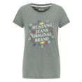 mustang t-shirt alexia c print groen