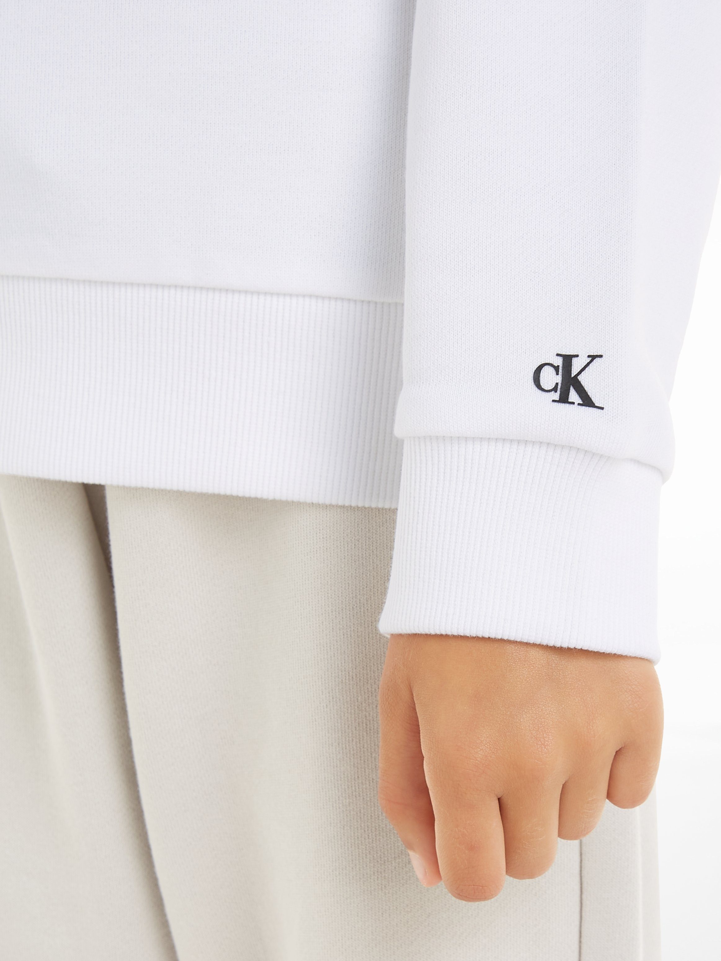 Calvin Klein Sweatshirt INST. LOGO REGULAR CN voor kinderen tot 16 jaar