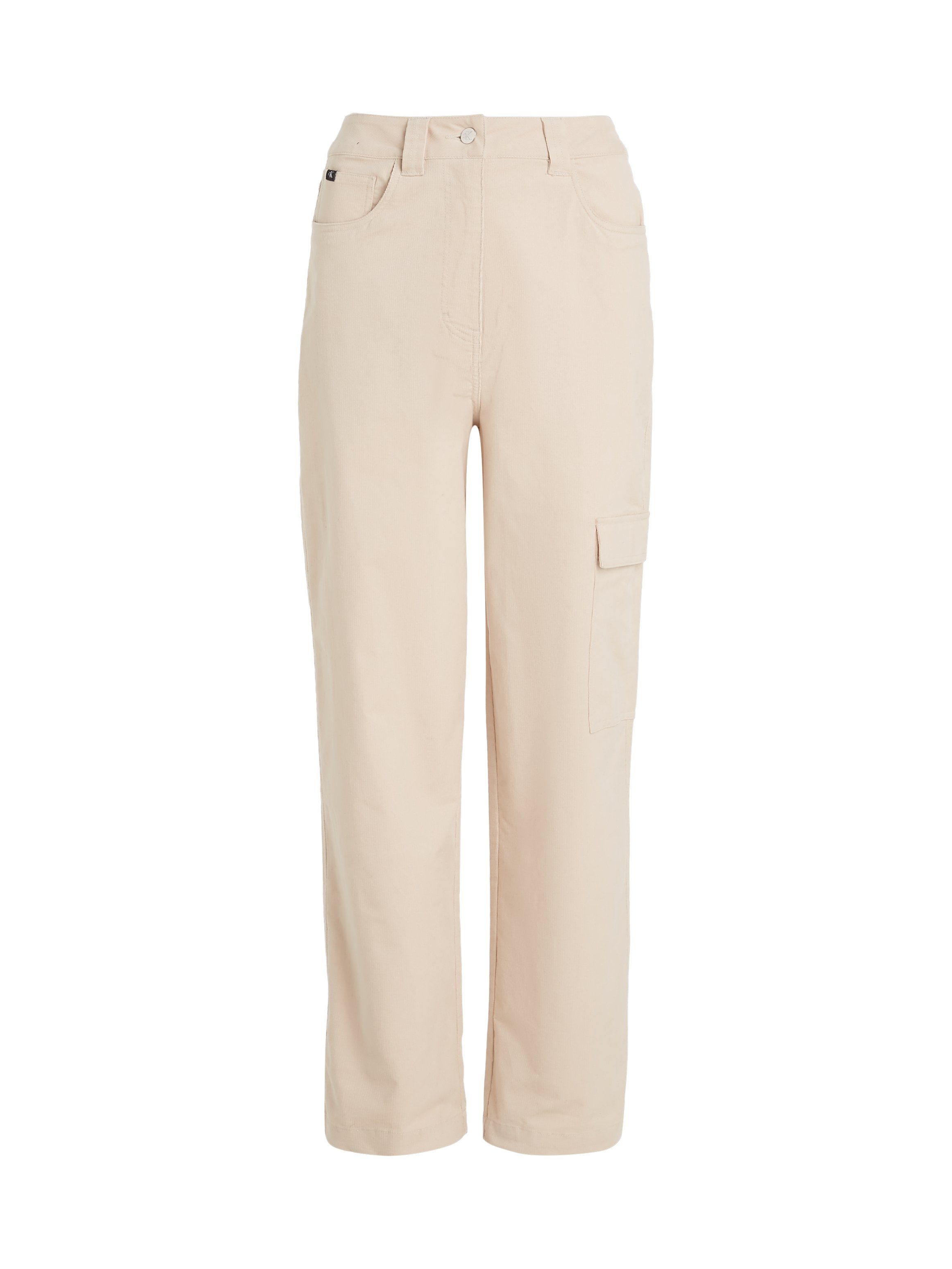 Calvin Klein Geweven broek HIGH RISE CORDUROY PANT
