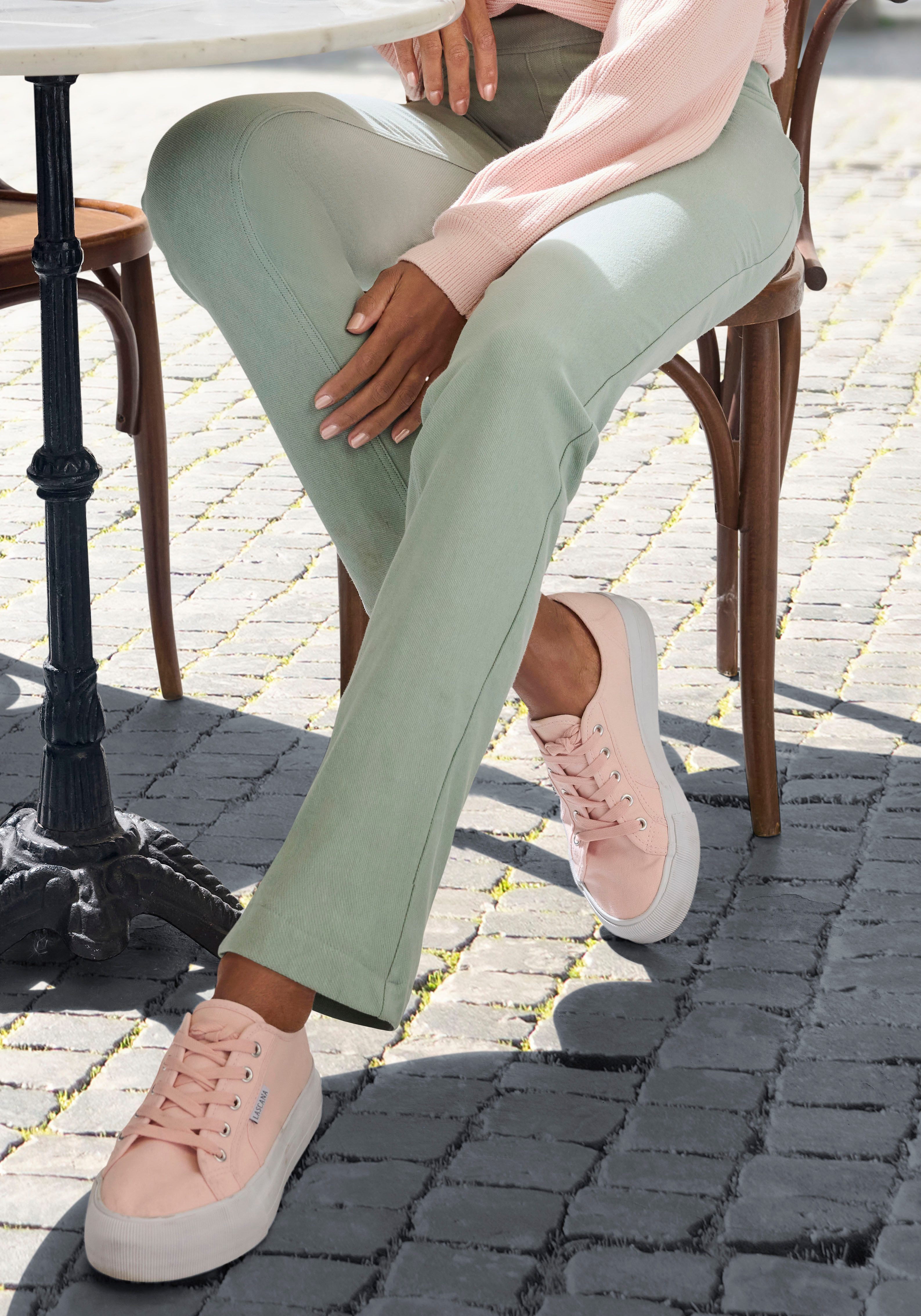H.I.S Comfortbroek in jeanslook loungewear
