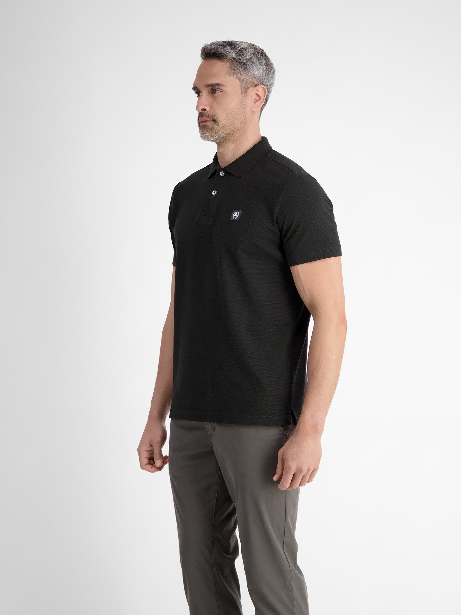 Lerros Poloshirt LERROS Poloshirt in zachte wafelpiqué kwaliteit