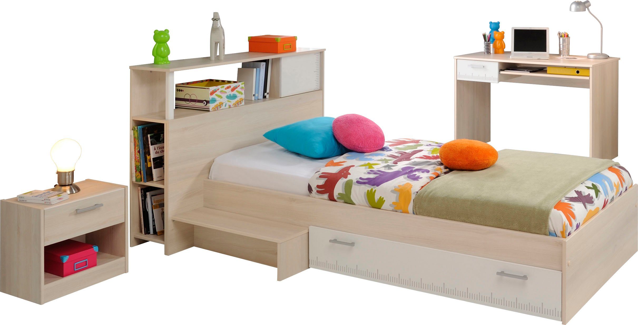 Parisot Tienerkamerset Charly 11 met een bureau (set, 4-delig)