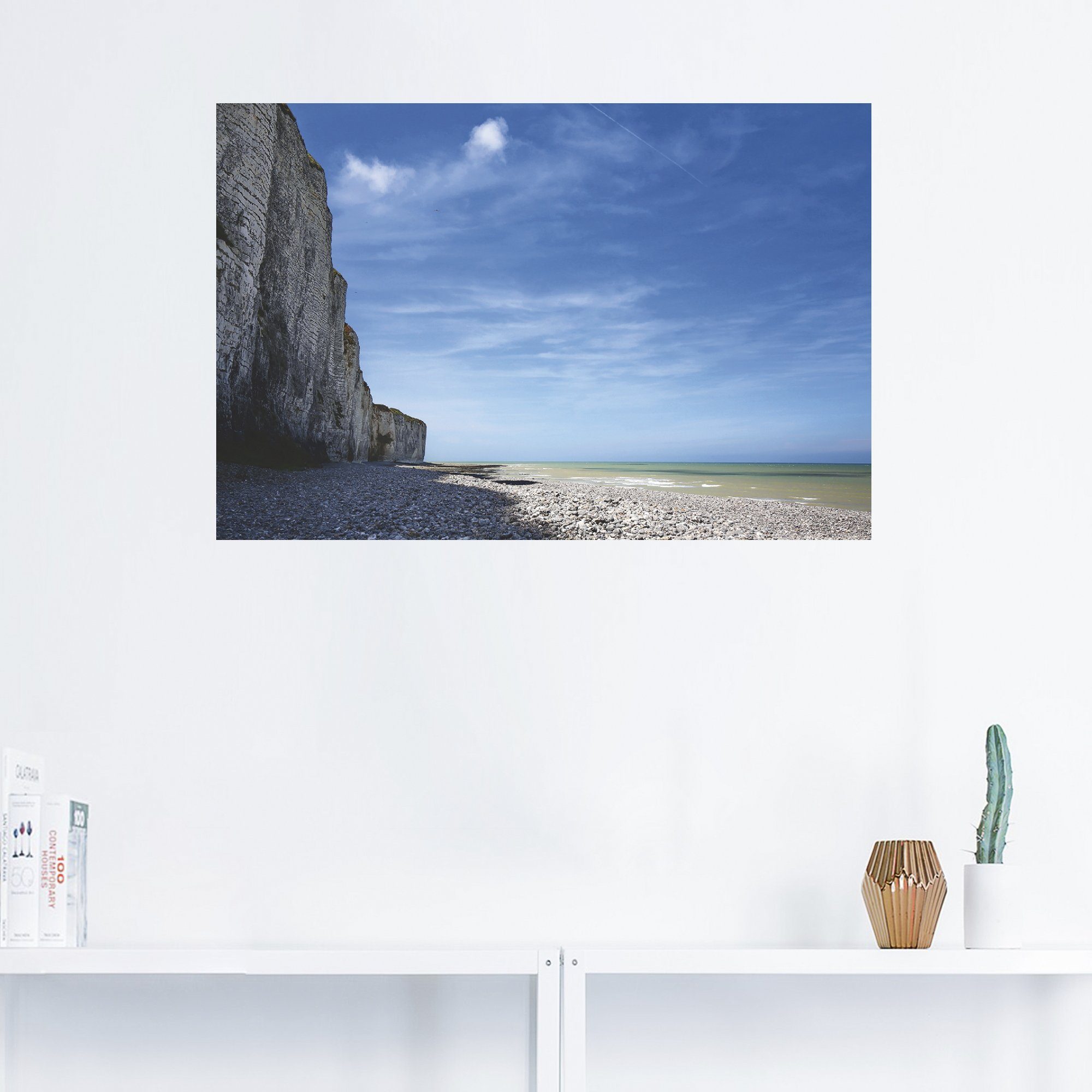 Artland Artprint St. Valery en Caux als artprint van aluminium, artprint op linnen, muursticker of poster in verschillende maten