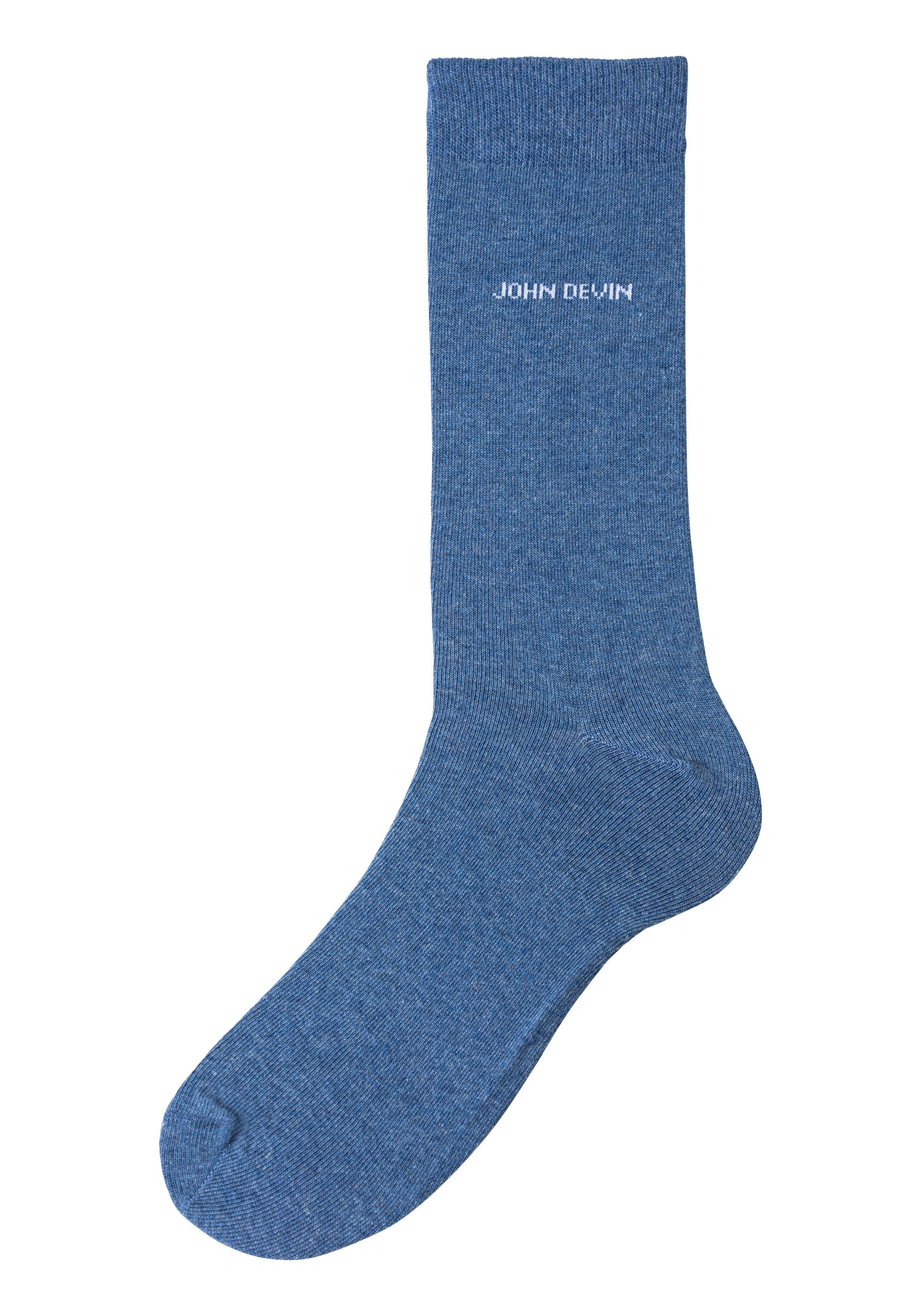 John Devin Basic sokken voor elke dag (set, 7 paar)