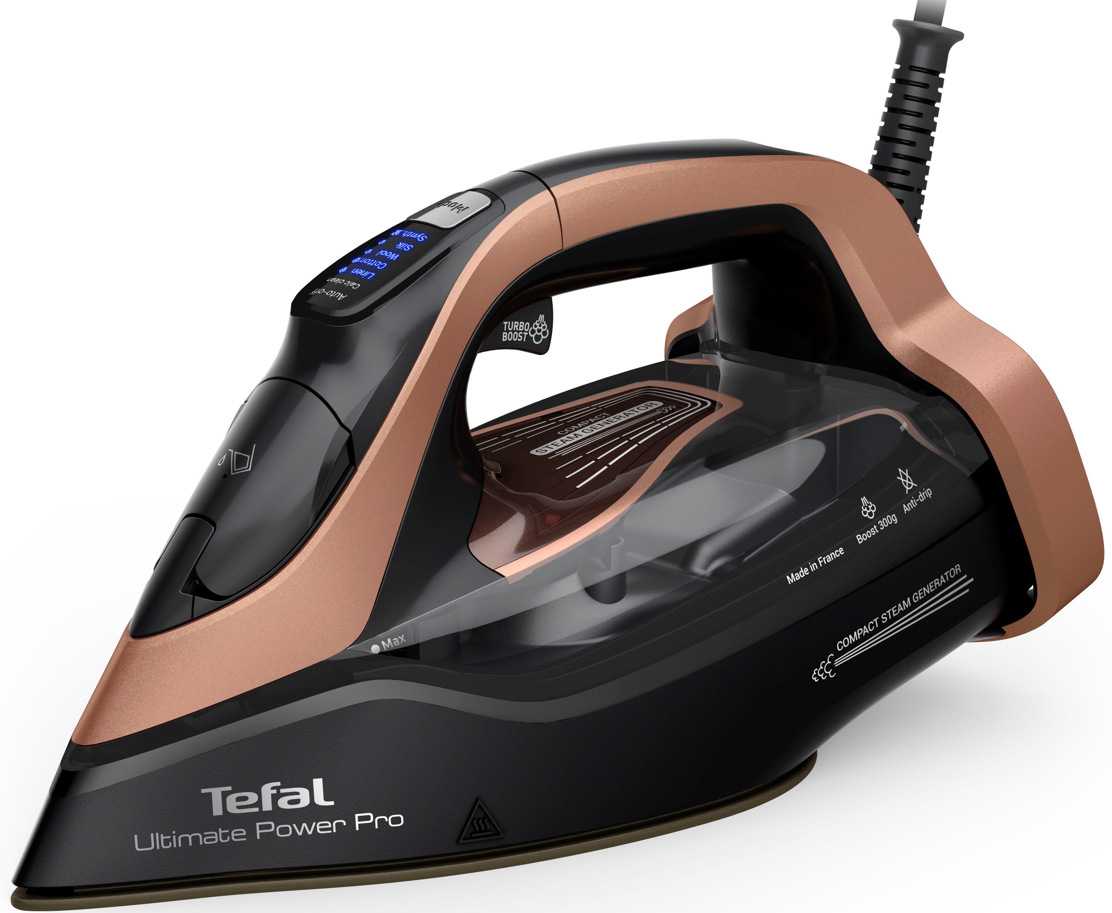 Tefal FV9E50 Stoomstrijkijzer Zwart