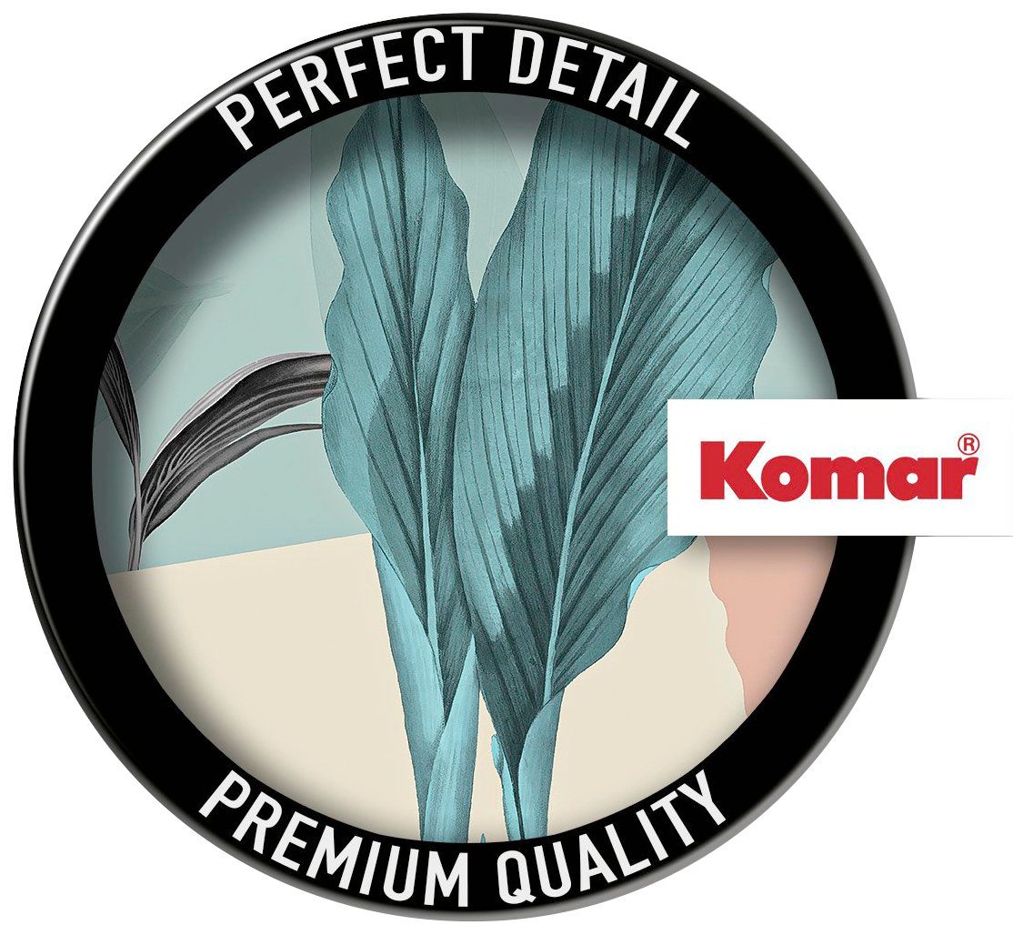 Komar Fotobehang Zelfklevend vlies - Pale Leaves - Afmeting 125 x 125 cm (1 stuk)