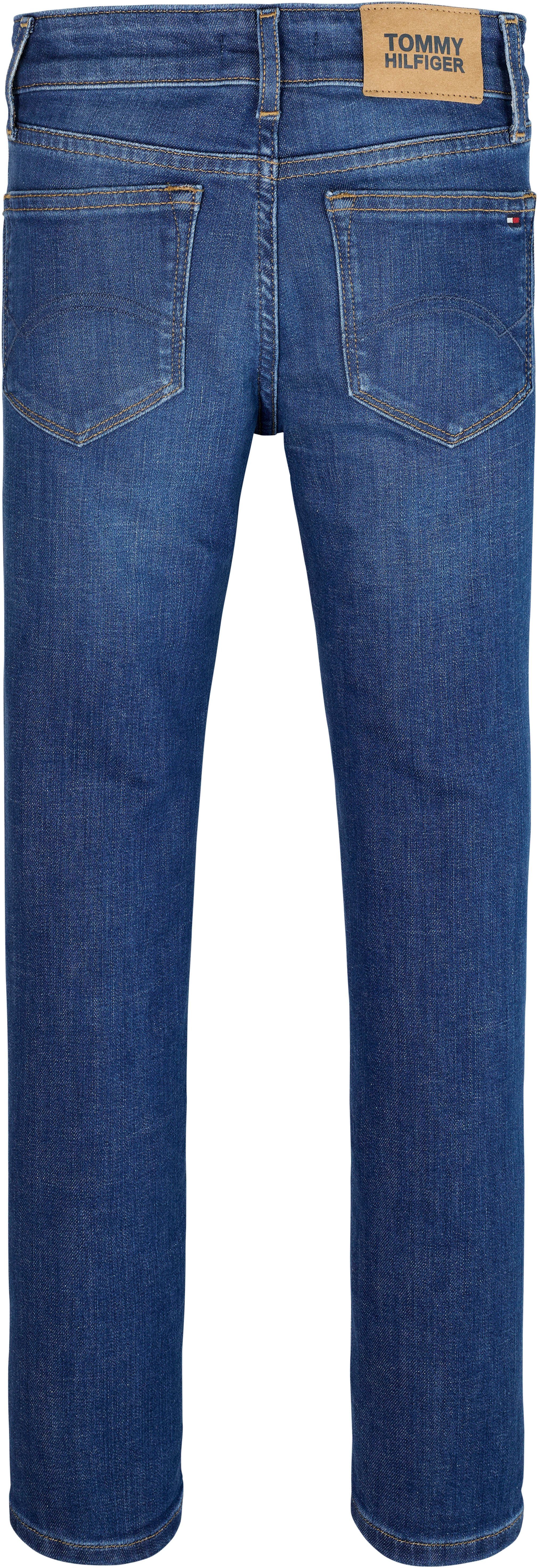 Tommy Hilfiger Slim fit jeans NORA DARK WASH in blauwe wassing