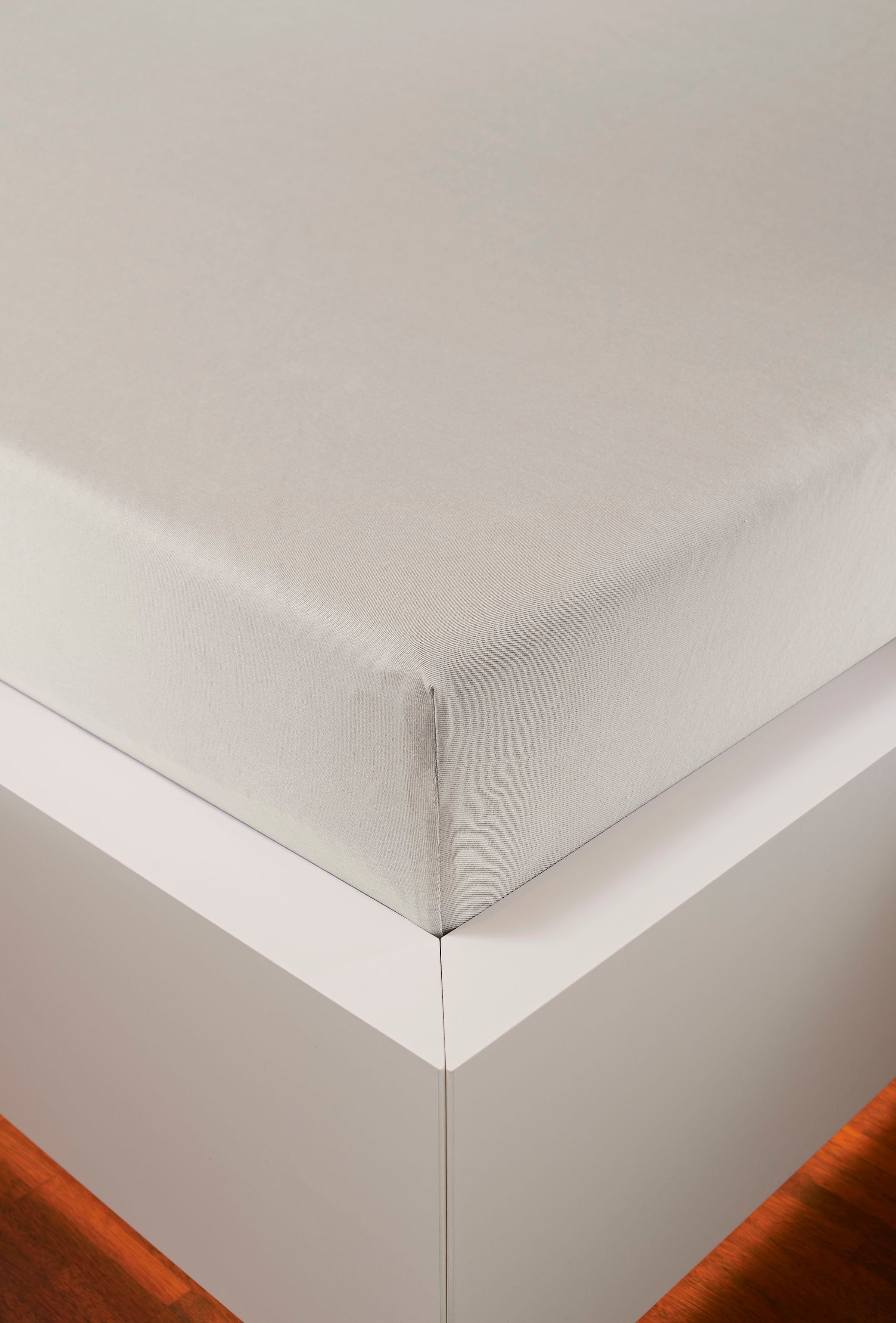 bellana Hoeslaken Bellana in mt. 90x200, 140x200 of 180x200 cm, voor topmatras van katoen, voor matrassen tot 10 cm hoogte, laken, hoeslaken (1 stuk)