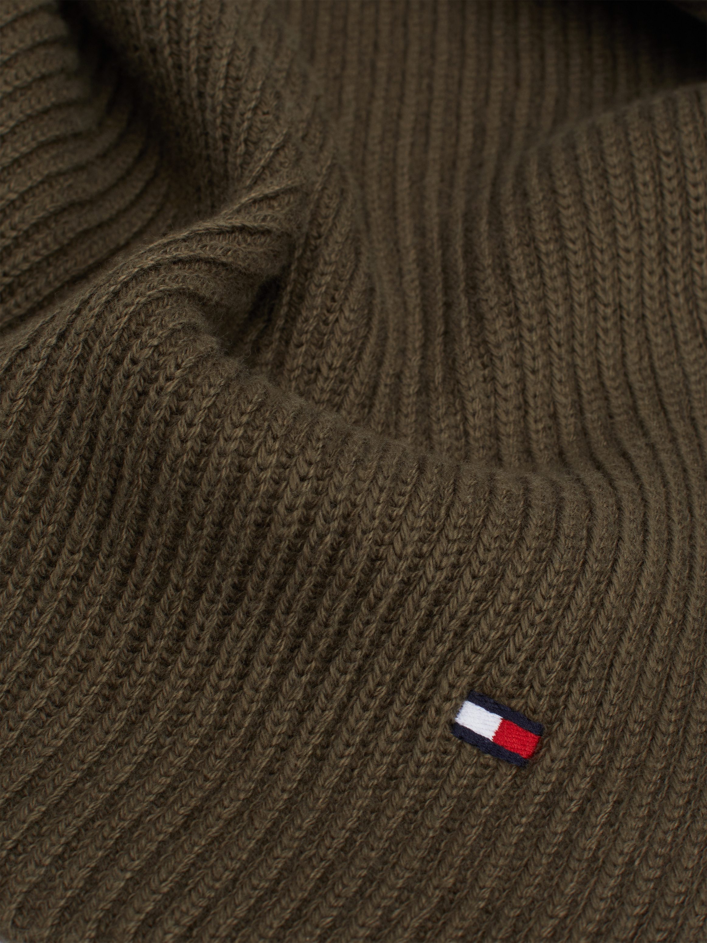 Tommy Hilfiger Gebreide sjaal TH FLAG PIMA COTTON CASH SCARF