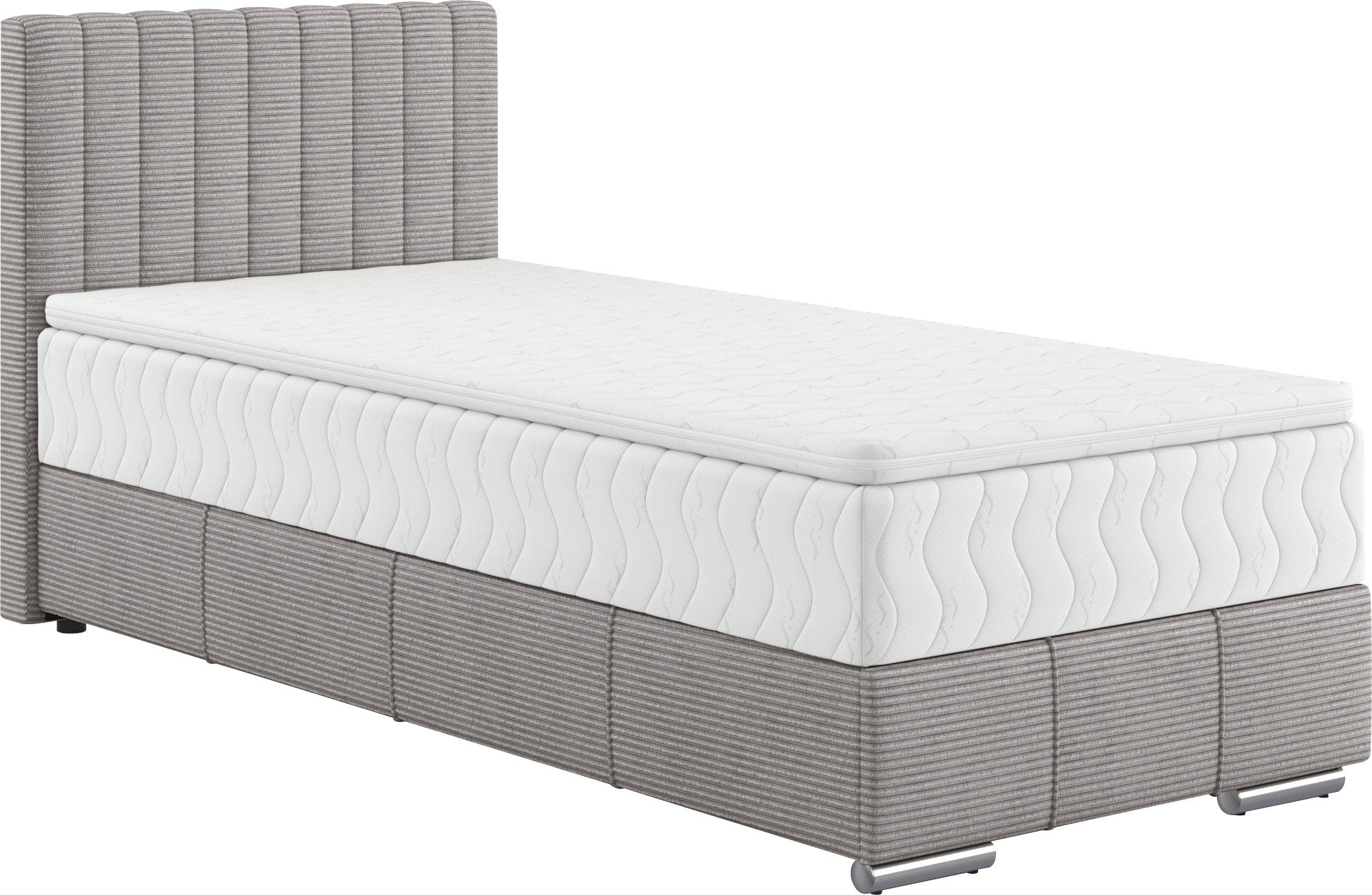 INOSIGN Boxspring Thor met bedbodem, incl. matras, topverkoper Topmatras en sierkussen, in verschillende hardheden beschikbaar
