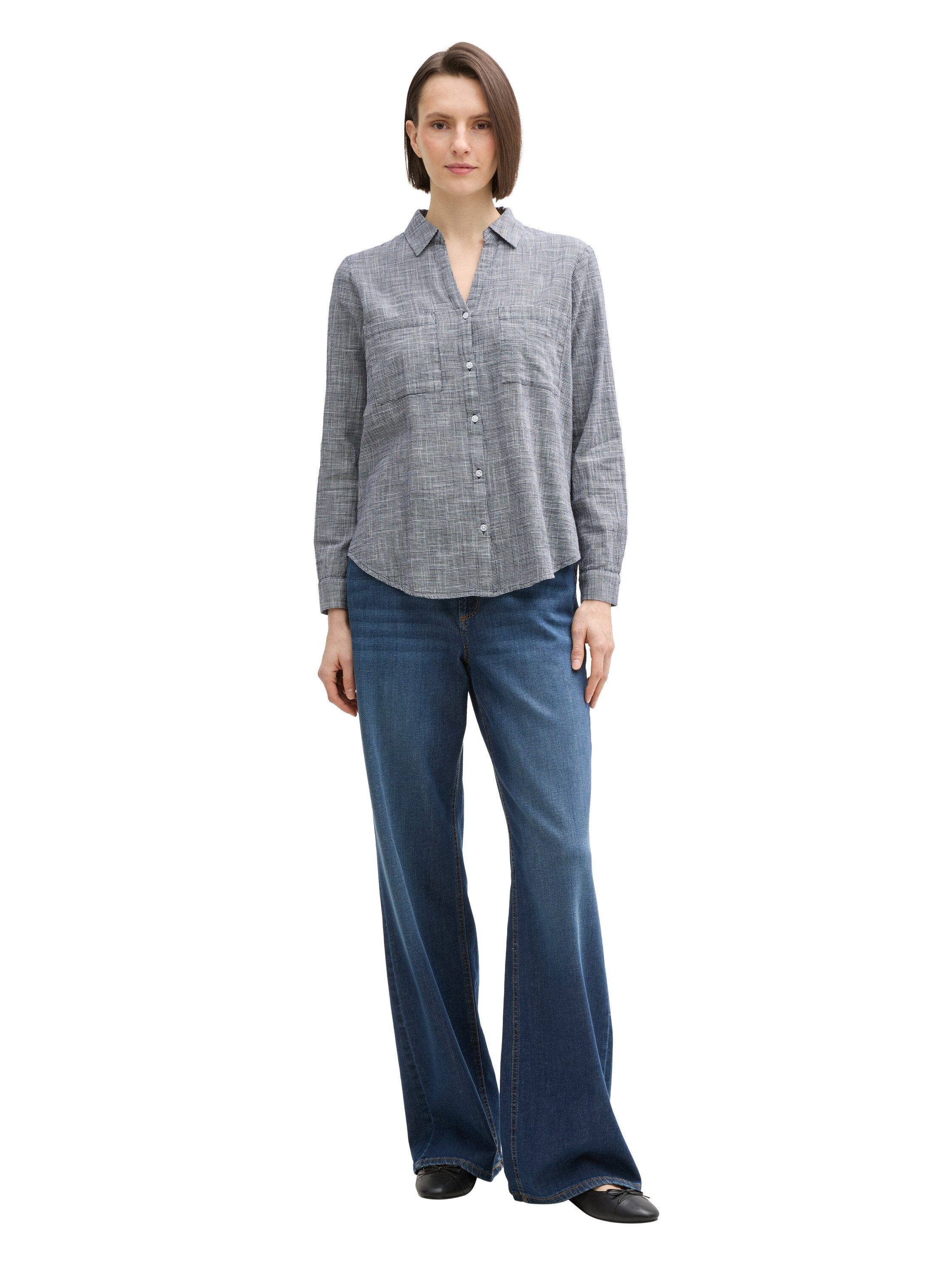 Tom Tailor Blouse met lange mouwen met borstzakken
