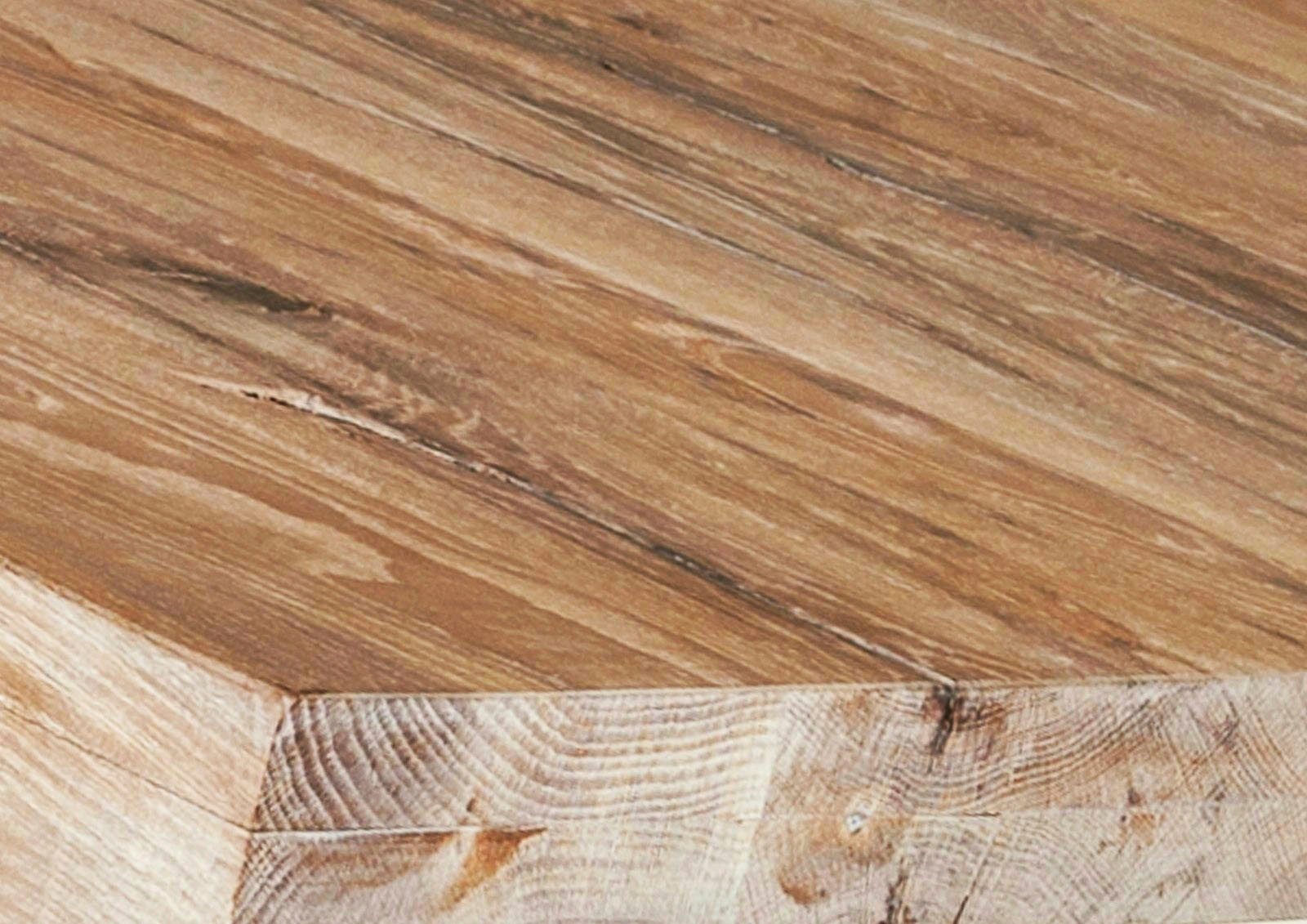 SIT Tafel met hout met boomrand alsof gegroeid