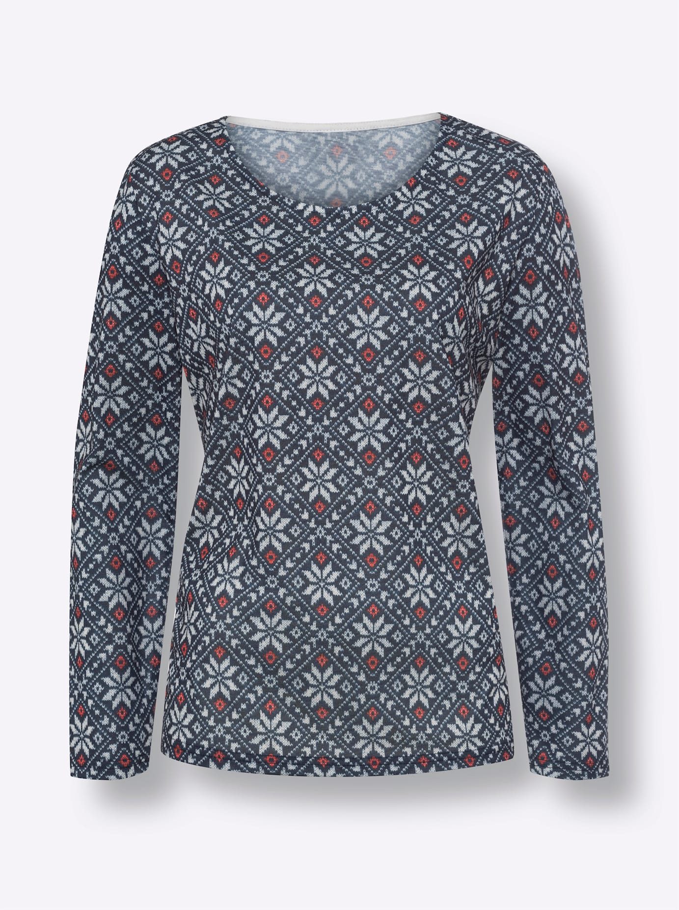 Classic Basics Shirt met lange mouwen Shirt met ronde hals (1-delig)