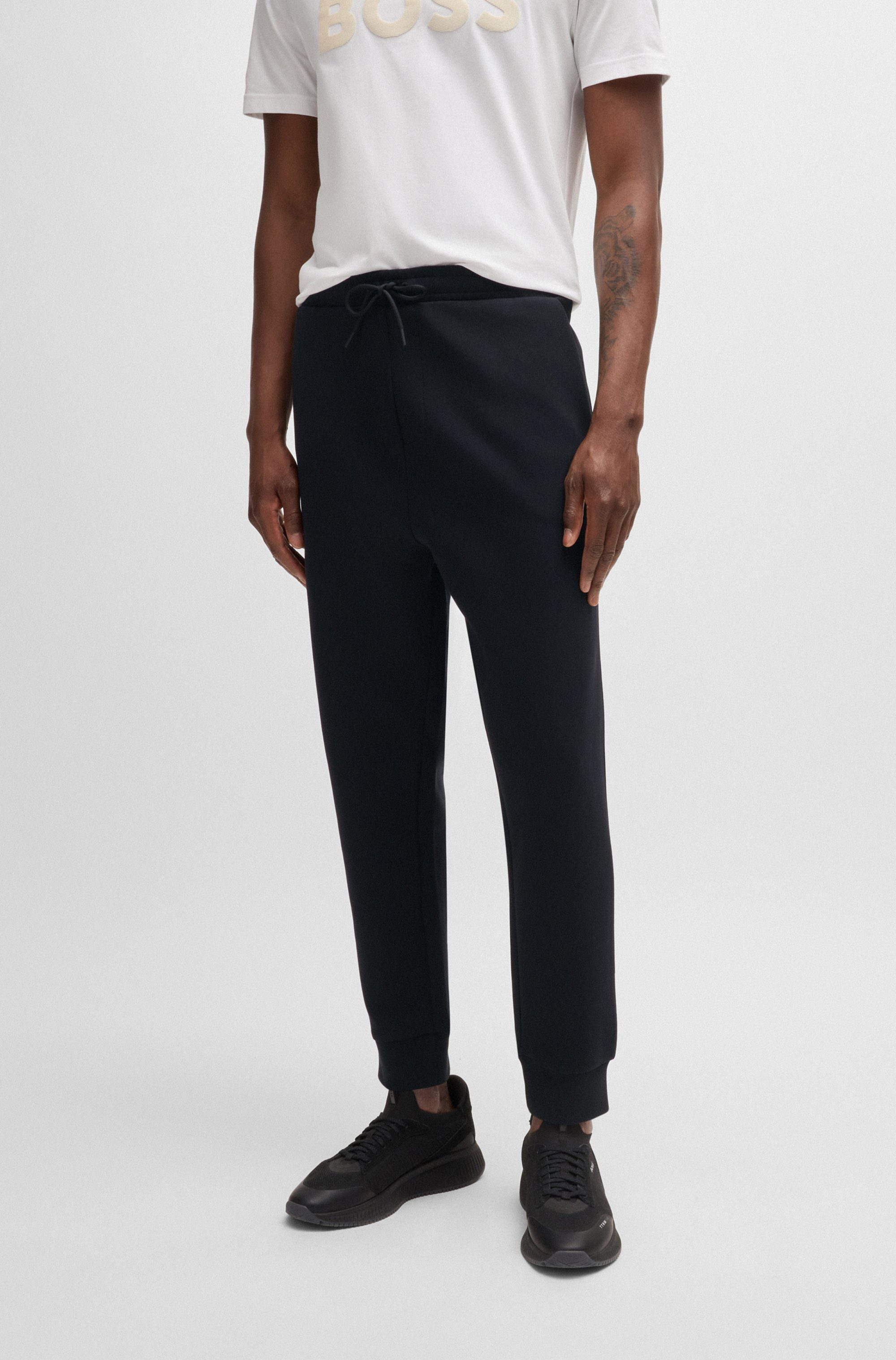 BOSS GREEN Joggingbroek Hadiko met koord heren joggingbroeken maat XXXL zwart