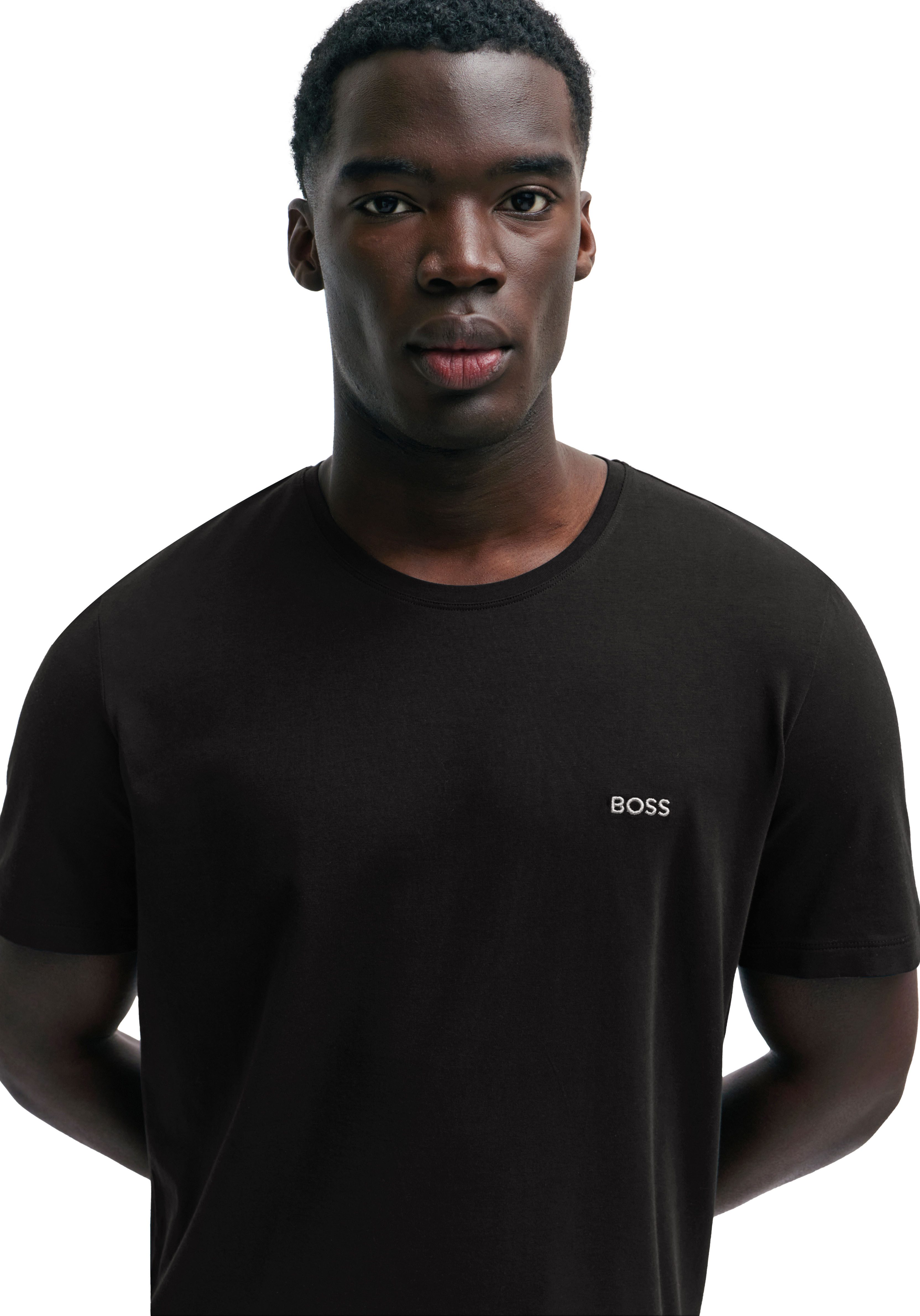 BOSS T-shirt Mix&Match T-Shirt R met boss-borduursel op de borst