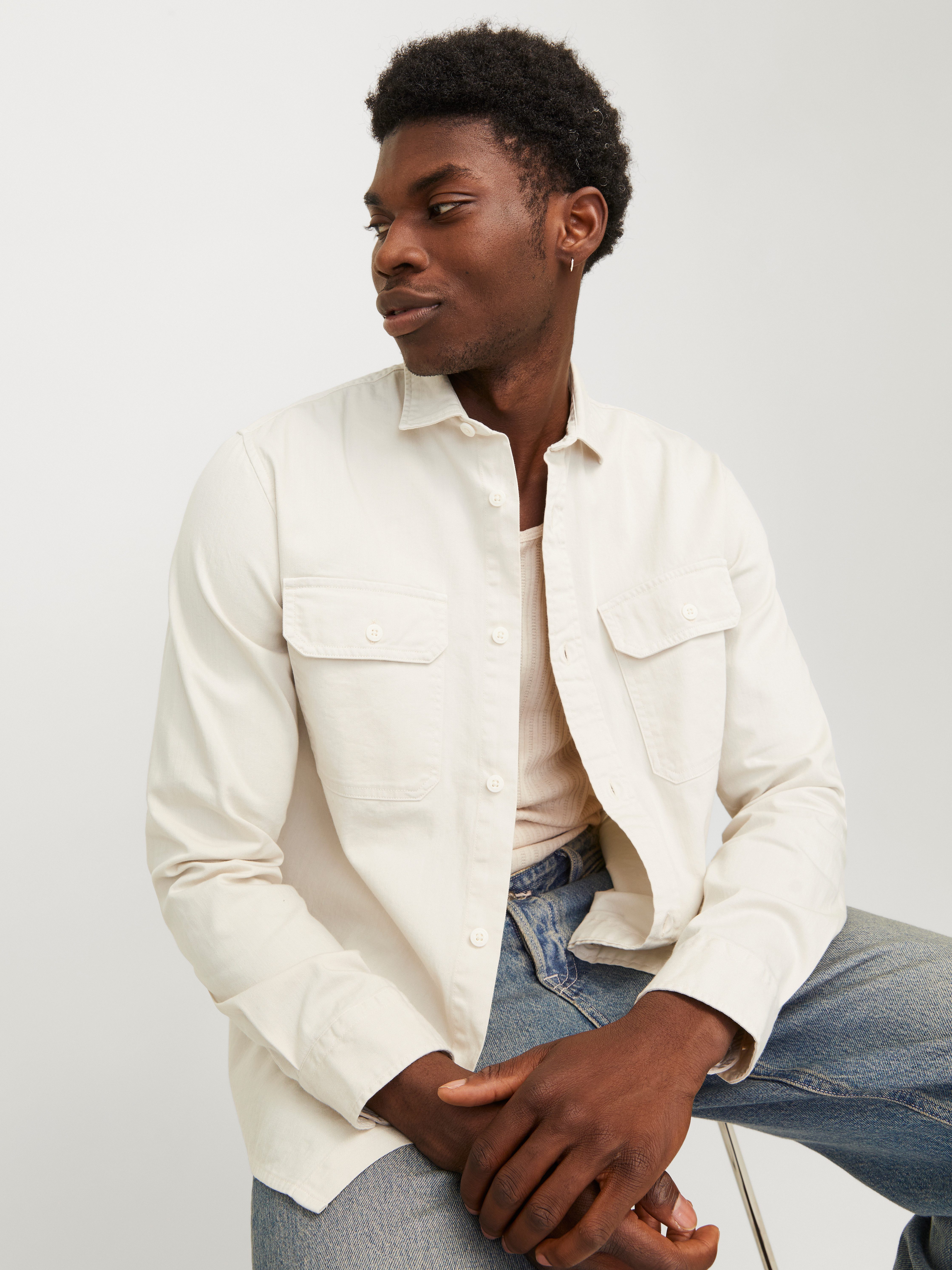 Jack & Jones Overhemd met lange mouwen JJETRAVIS SHIRT LS NOOS