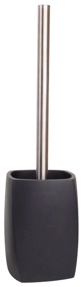 Sanilo Set badkameraccessoires Wave Black bestaand uit zeepdispenser en toiletborstel, mat (combi-set, 2-delig)