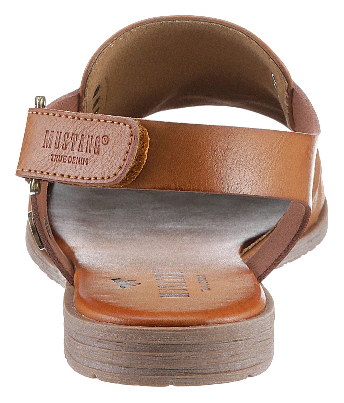 Mustang Shoes Sandalen zomerschoen, sandaal, blokhak, met klittenbandsluiting