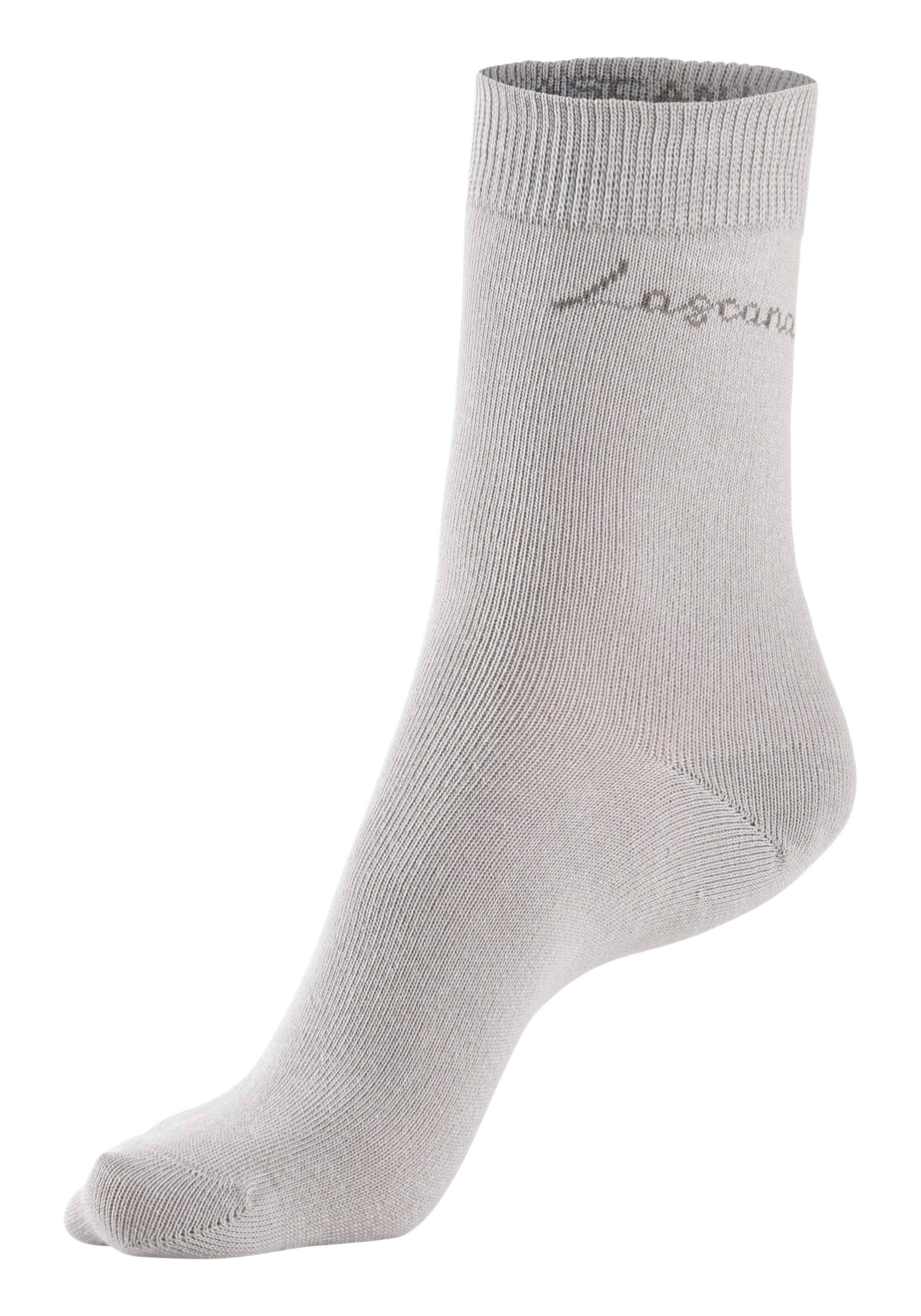 Lascana Basic sokken Believe in Yourself in aantrekkelijke cadeauverpakking (box, 4 paar)