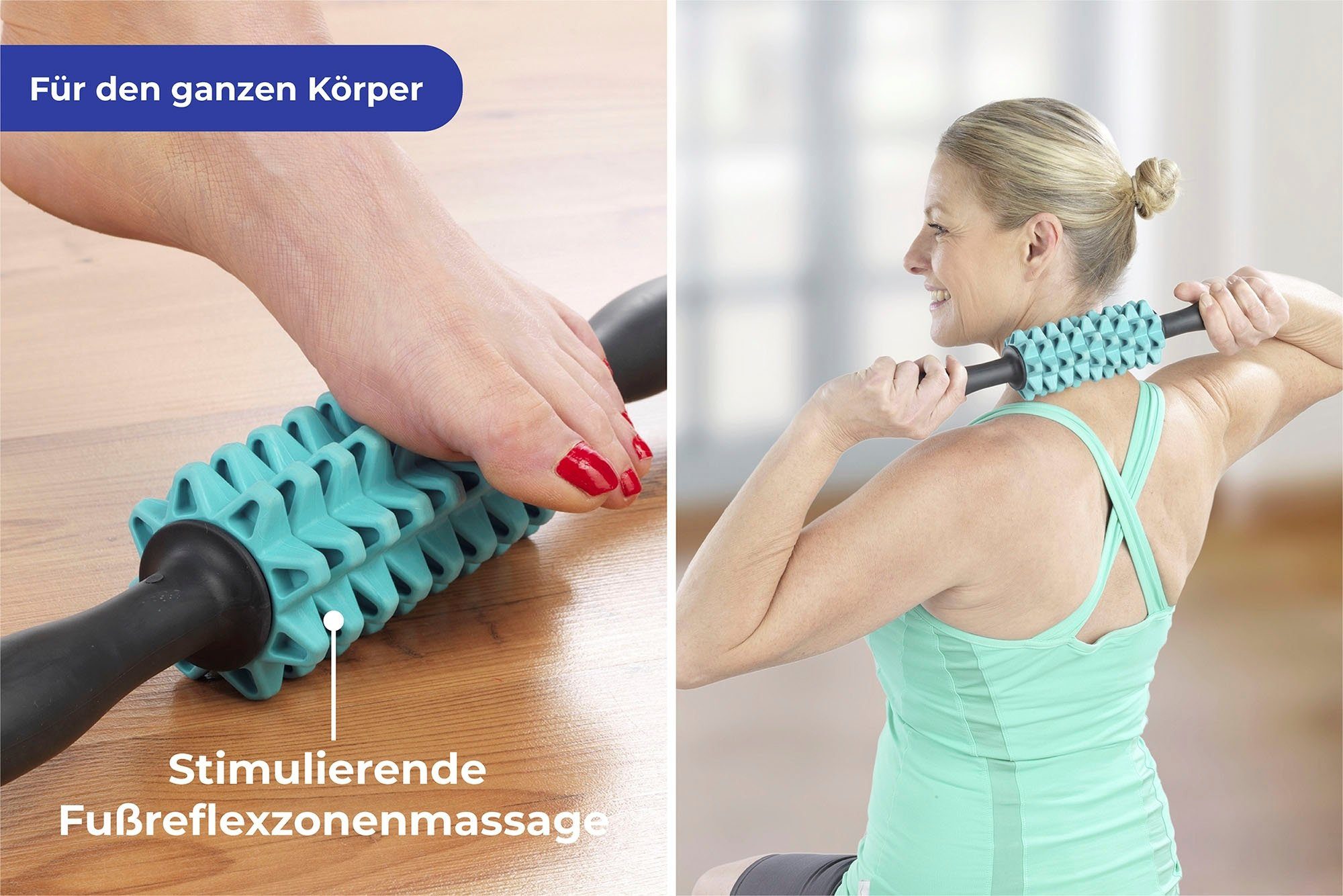 Maximex Massageroller 2-in-1 Faszien- und Massageroller