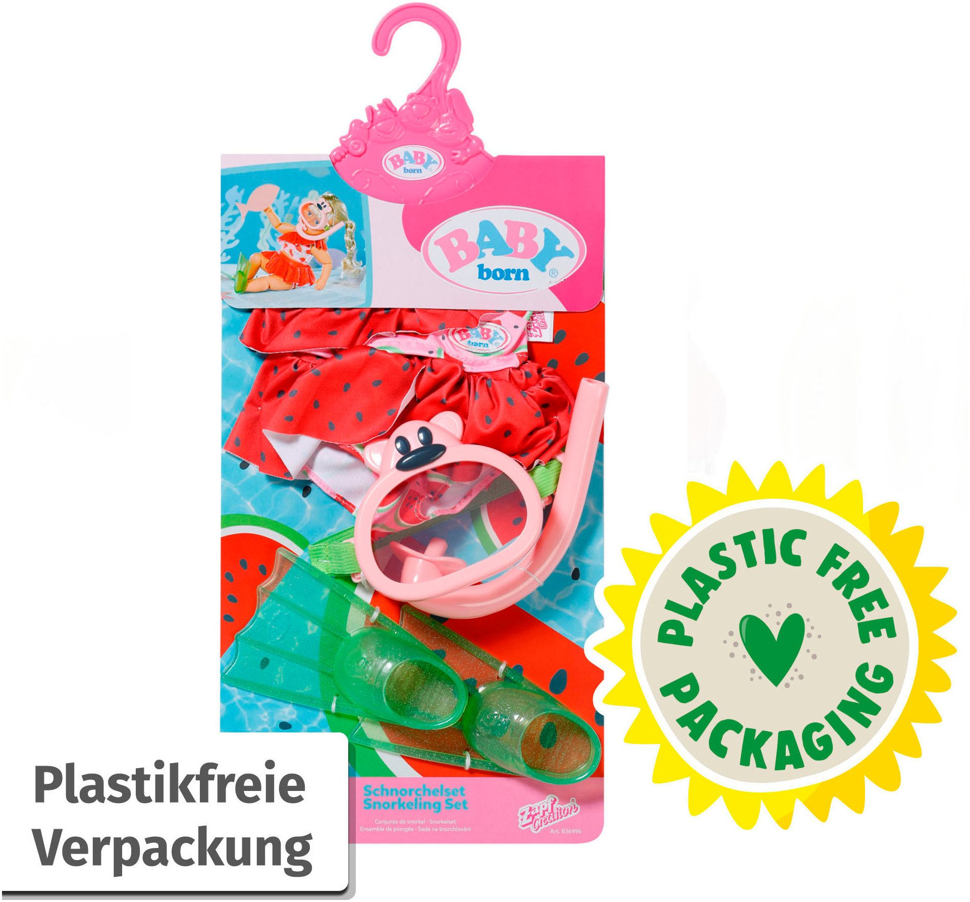 Baby Born Poppenkleding Duikplezier, 43 cm
