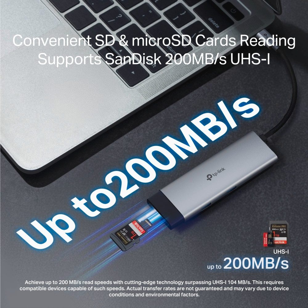 TP-Link Laptop-dockingstation UH7020C USB Type-C 7-in-1 Hub