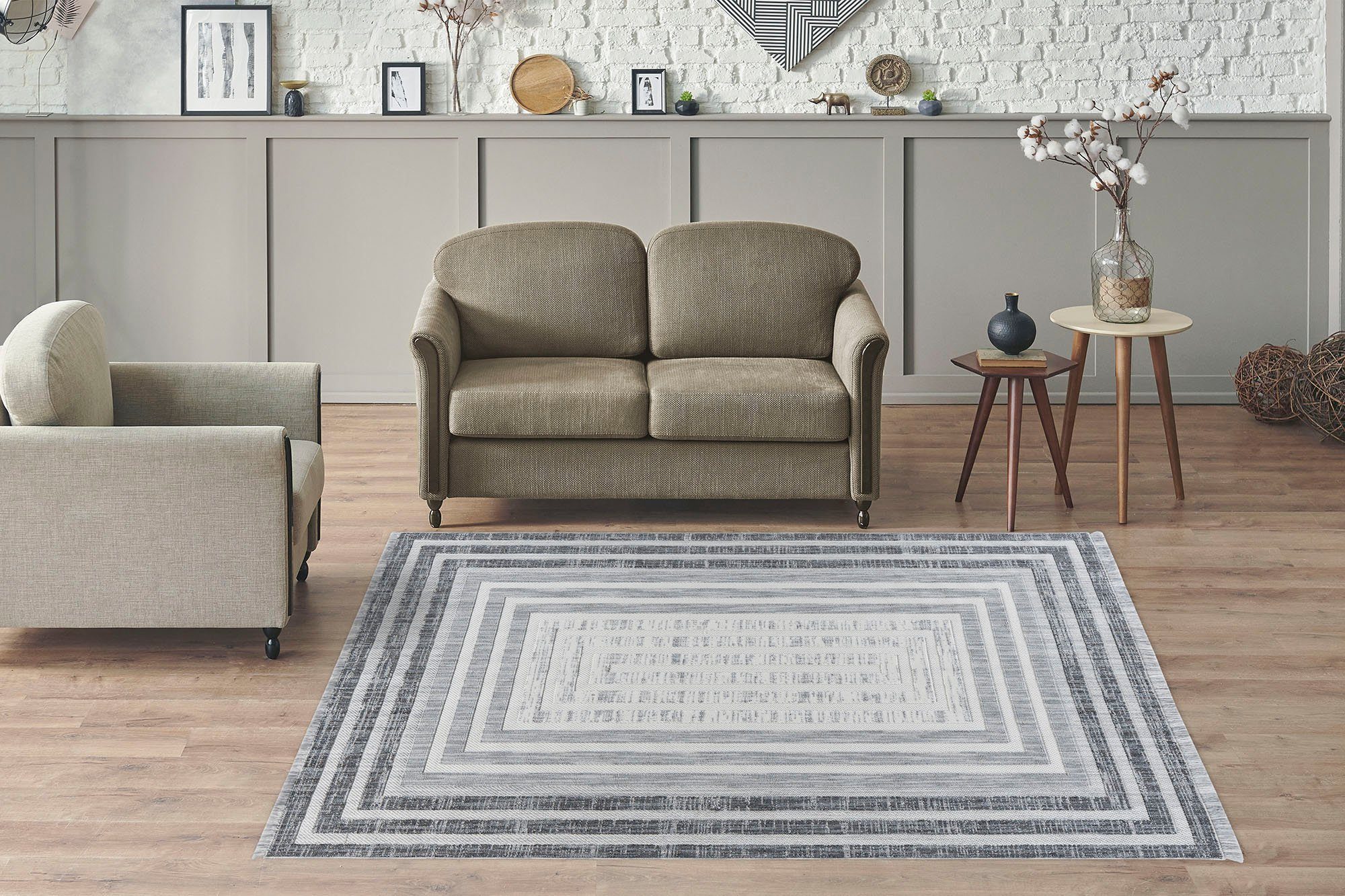 Kayoom Vloerkleed Sarai 125 Platweefsel