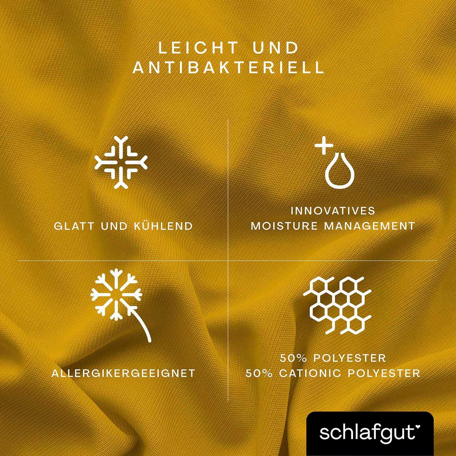 Schlafgut Hoeslaken Cool Contact 100% gekamd microvezel (1 stuk)