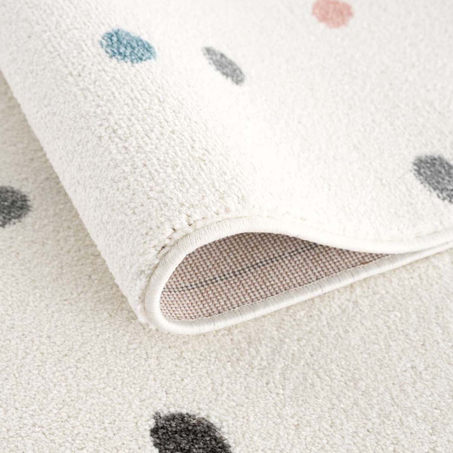 Carpet City Kindervloerkleed Anime9396 Speelkleed, veelkleurige kanten, zachte pool, gemakkelijk in onderhoud, kinderkamer