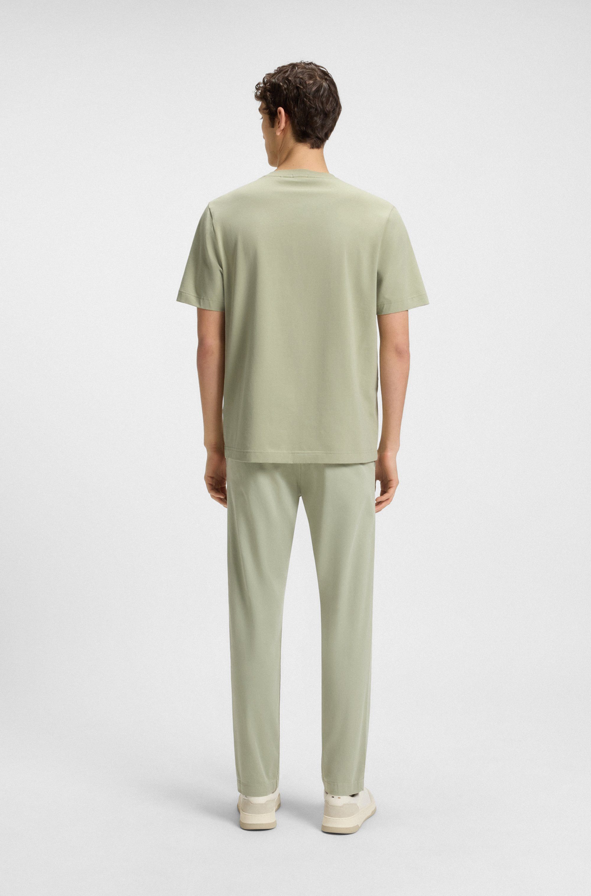 Boss Orange T-shirt TChup met een ronde hals