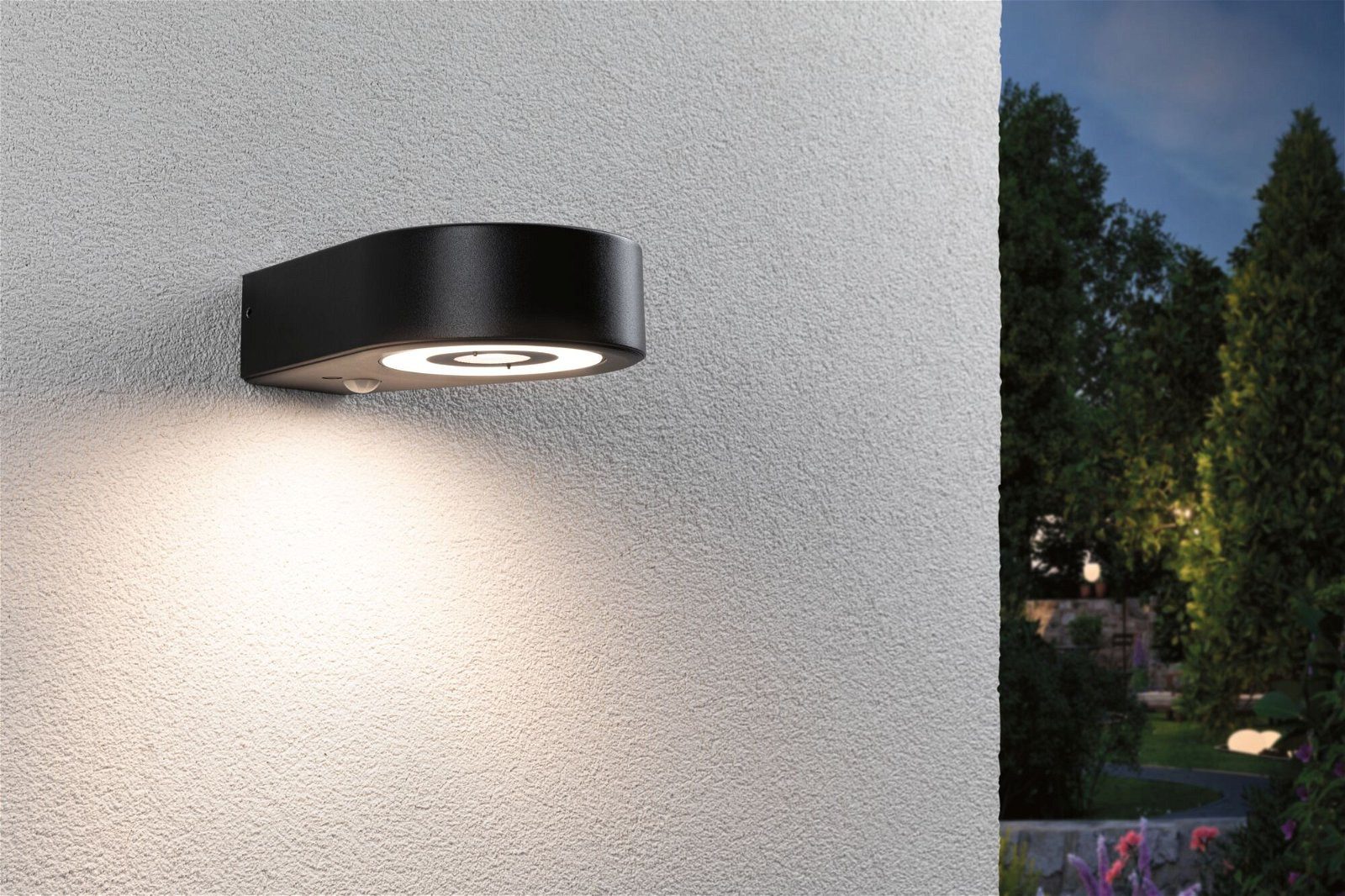Paulmann Led-wandlamp voor buiten Silma IP44 65x186mm 3000K 5,5 / 1x0,7W 600lm 230V Aluminium (1 stuk)