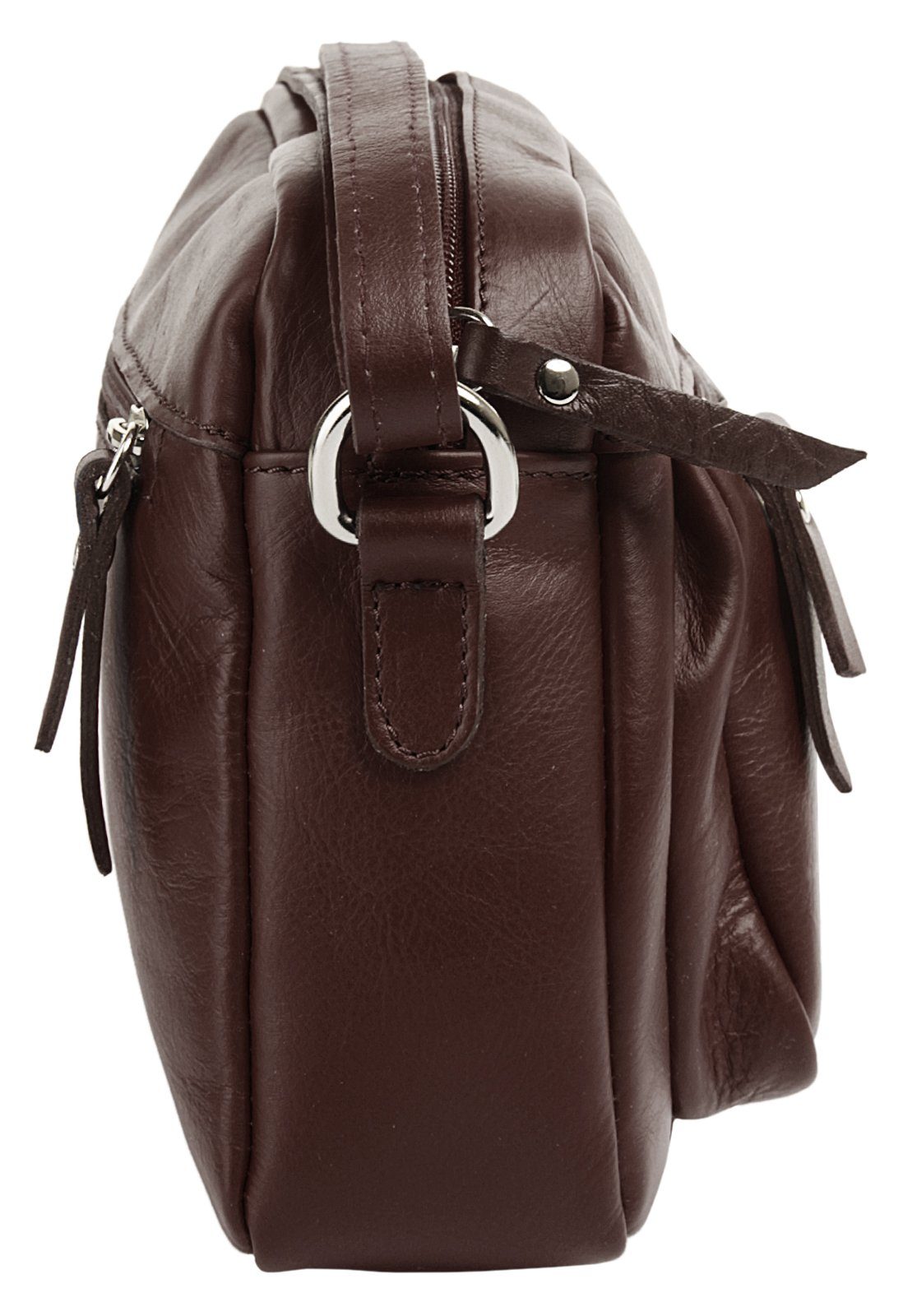 Samantha Look Schoudertas echt leder