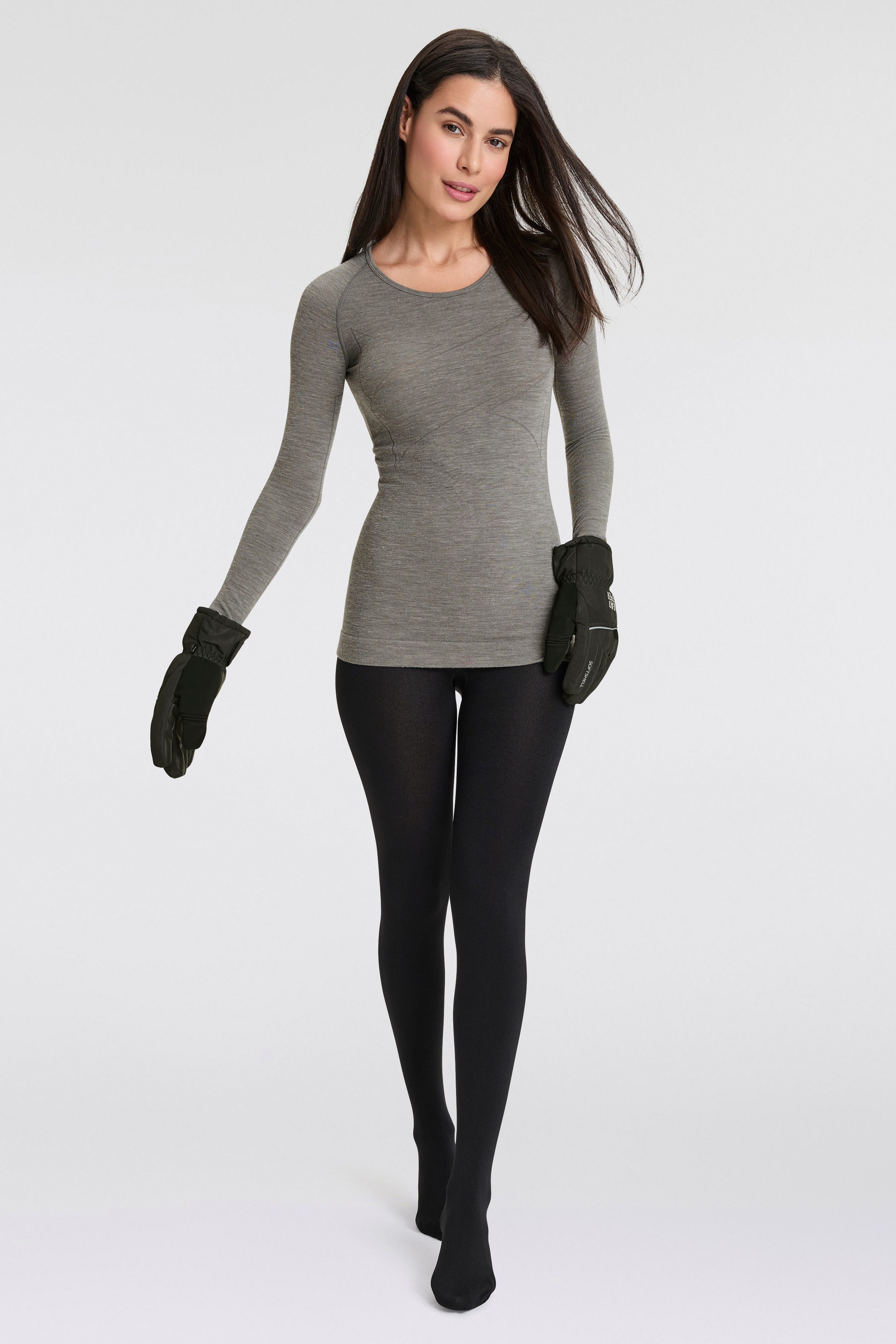 XTREME sockswear Hemd LADIES THERMAL WOOL UNDERSHIRT lange mouwen en knuffelzacht perfect voor koude winterdagen (1 stuk)