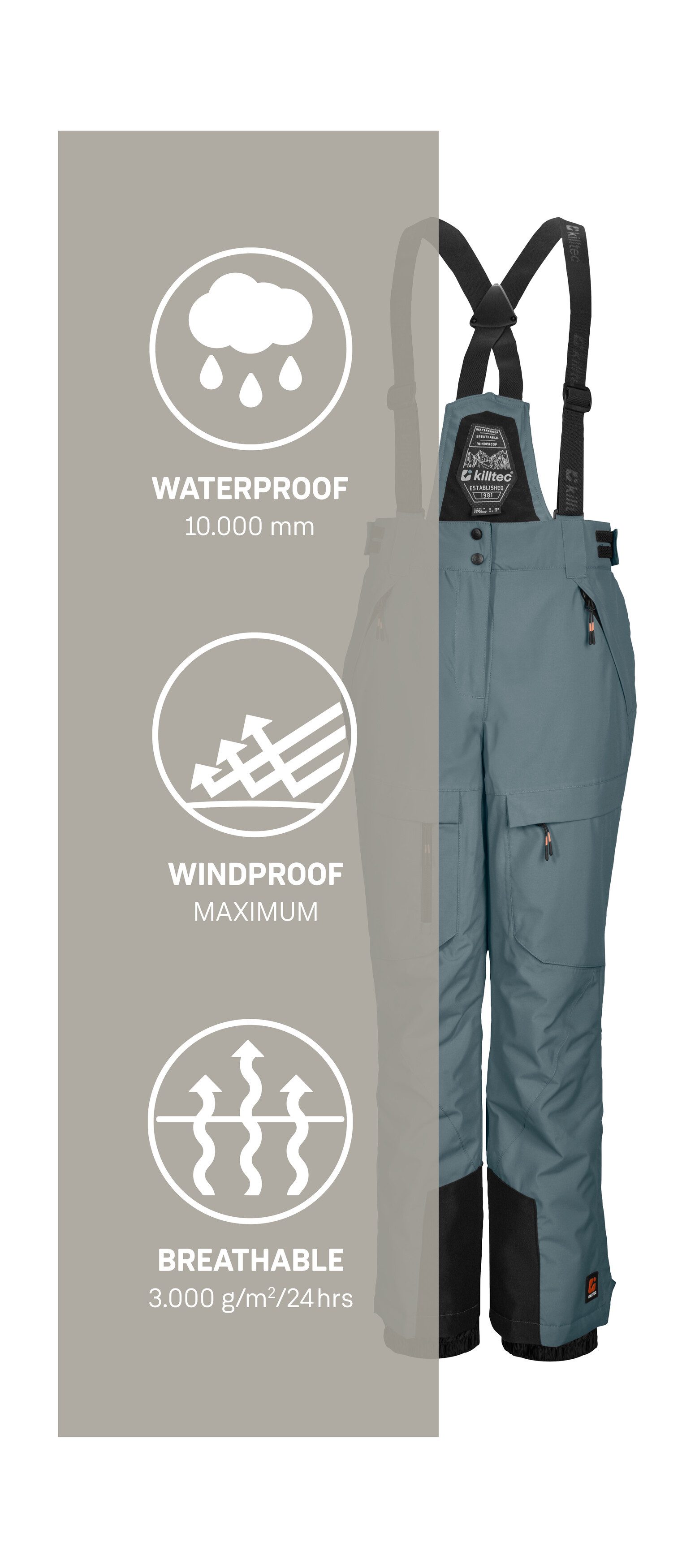 Killtec Skibroek KSW 204 BYS SKI PNTS