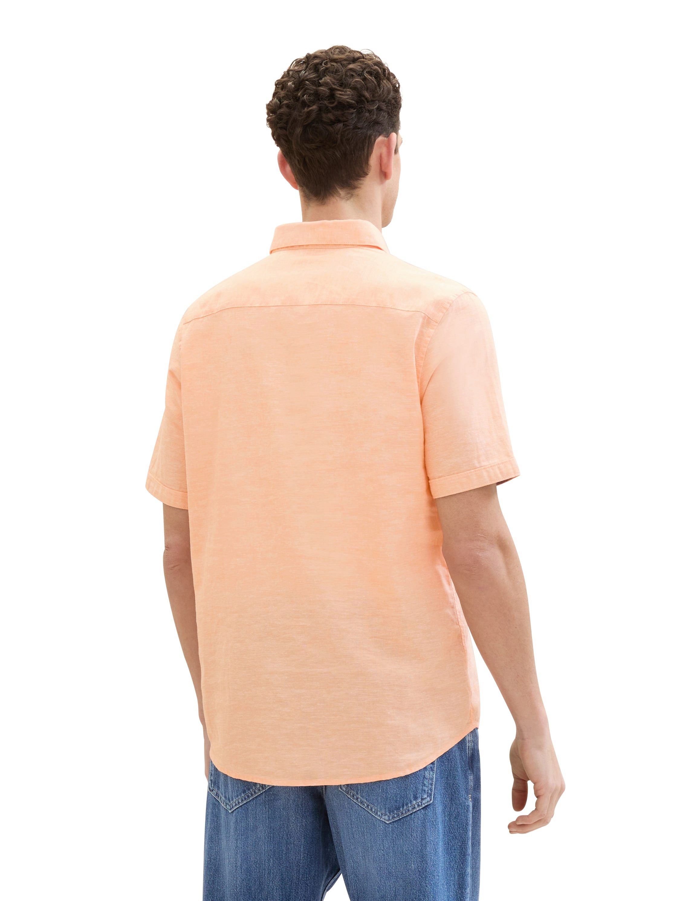Tom Tailor Overhemd met korte mouwen met logo merk