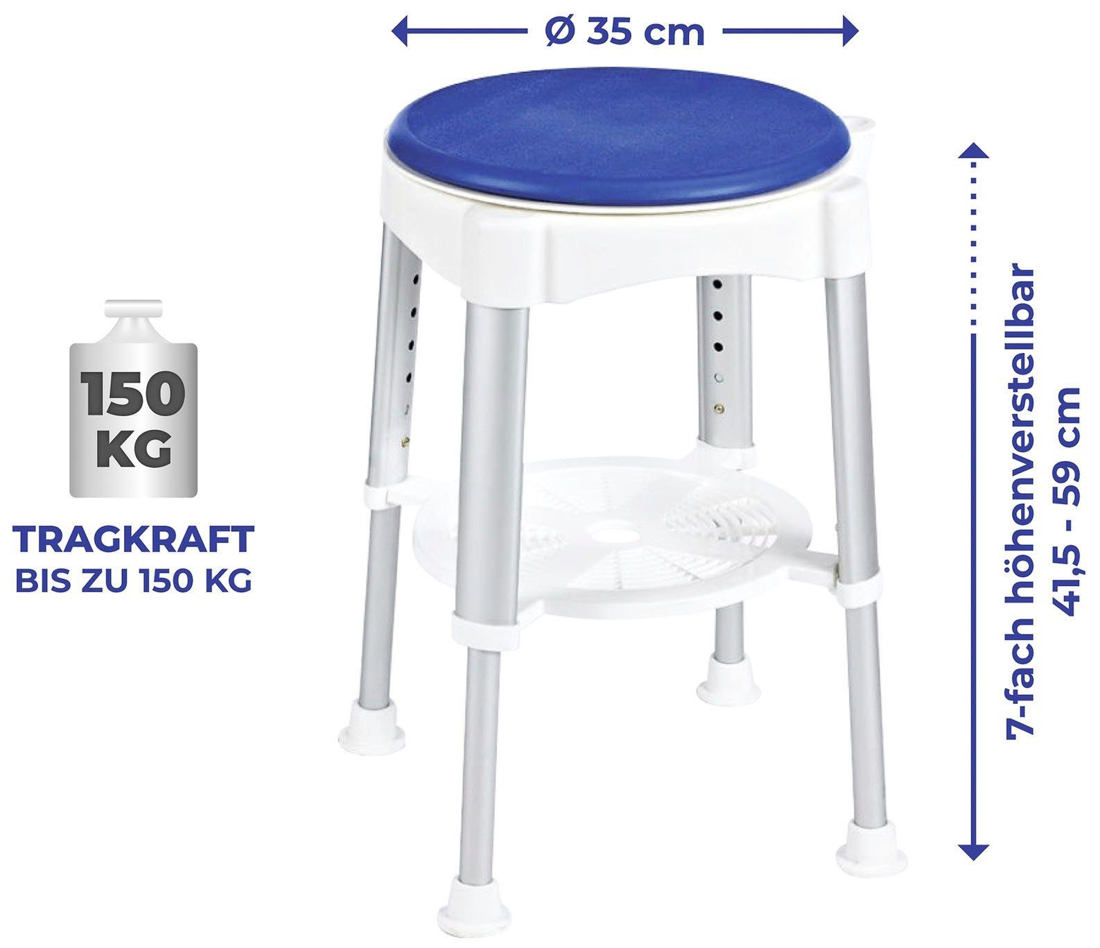 Maximex Douchekruk Draagvermogen tot 150 kg