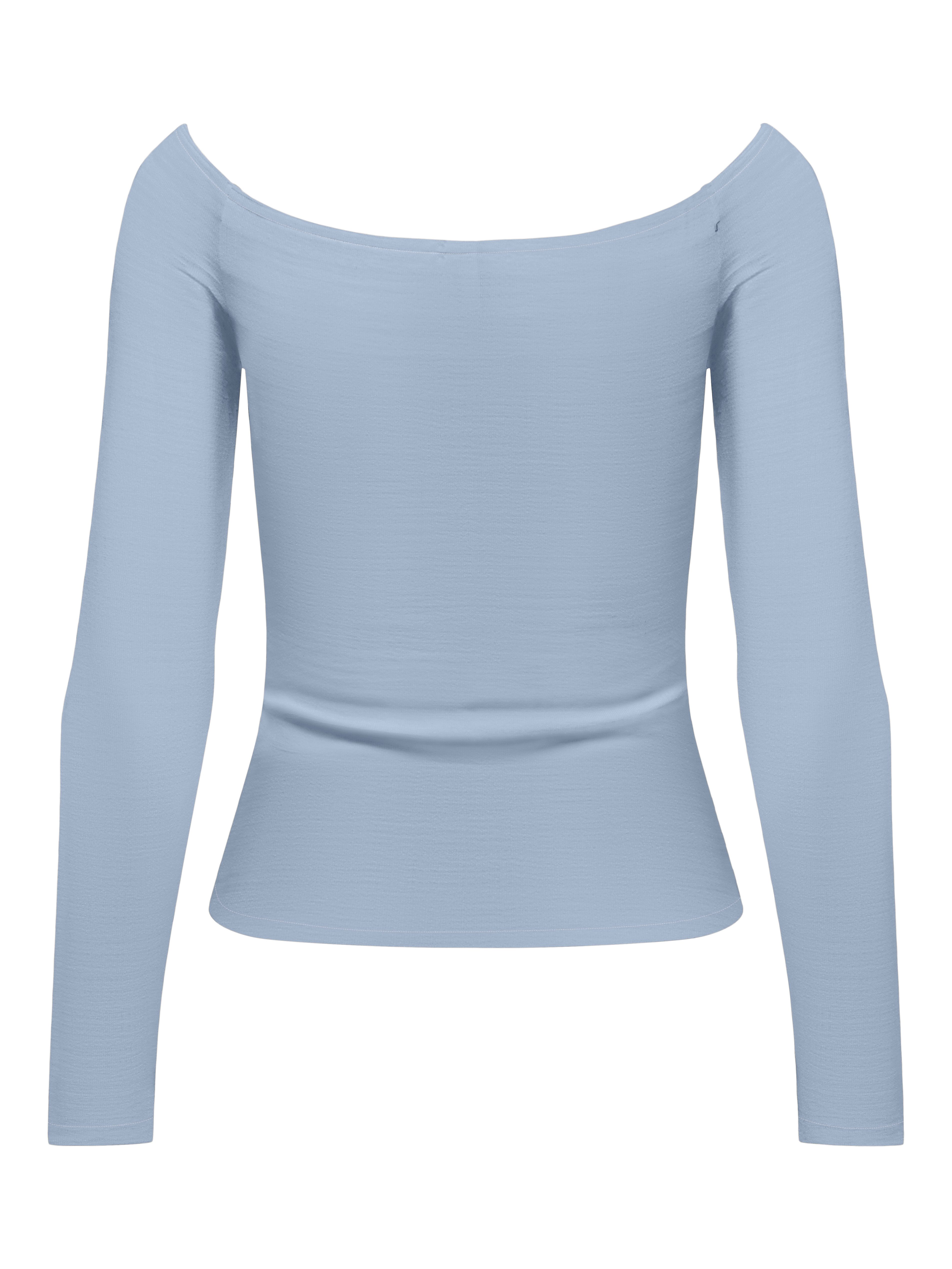 Only Shirt met lange mouwen ONLGLAMOUR L/S BOAT NECK TOP BOX CC JRS