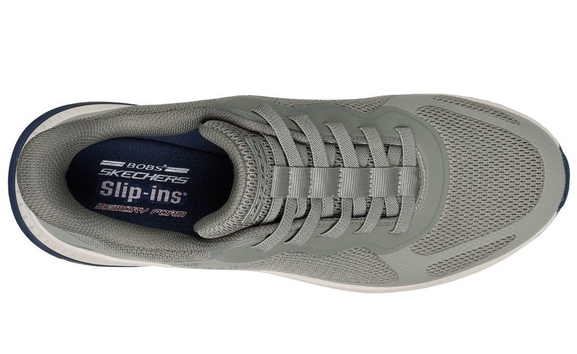 Skechers Slip-on sneakers BOBS SQUAD 4 Trainingsschoen, sneaker, veterschoen voor gemakkelijk in stappen
