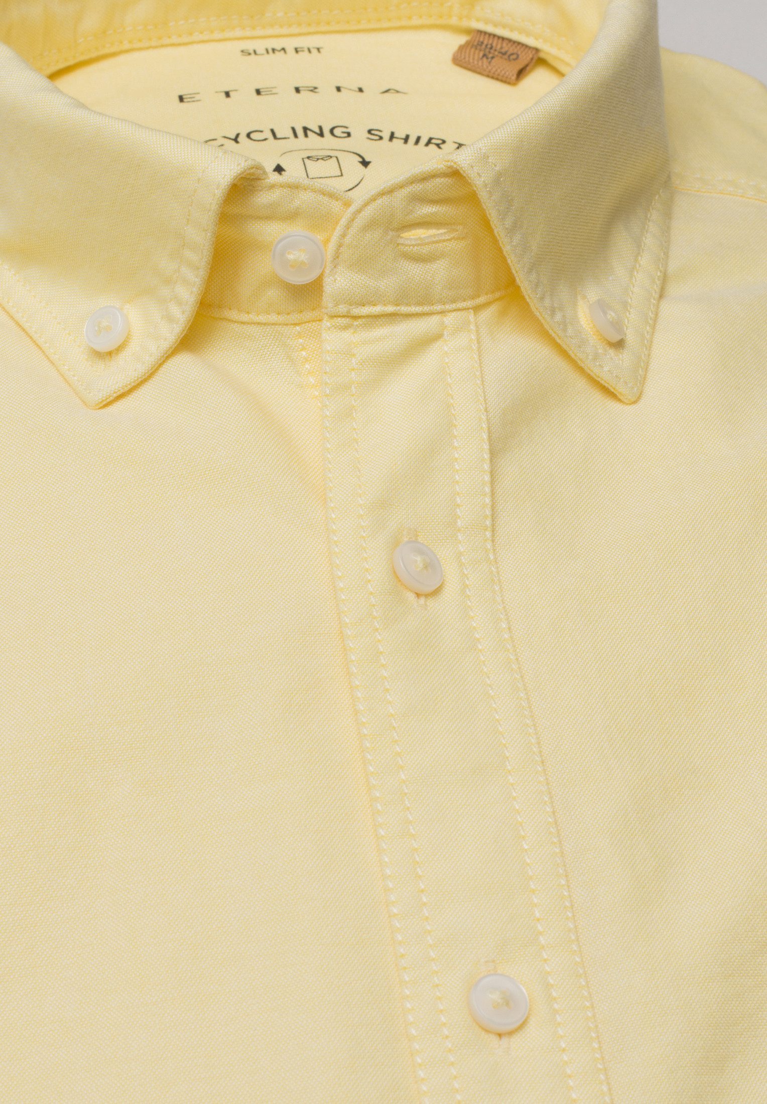 Eterna Overhemd met korte mouwen Slim fit EASY IRON (gemakkelijk te strijken)