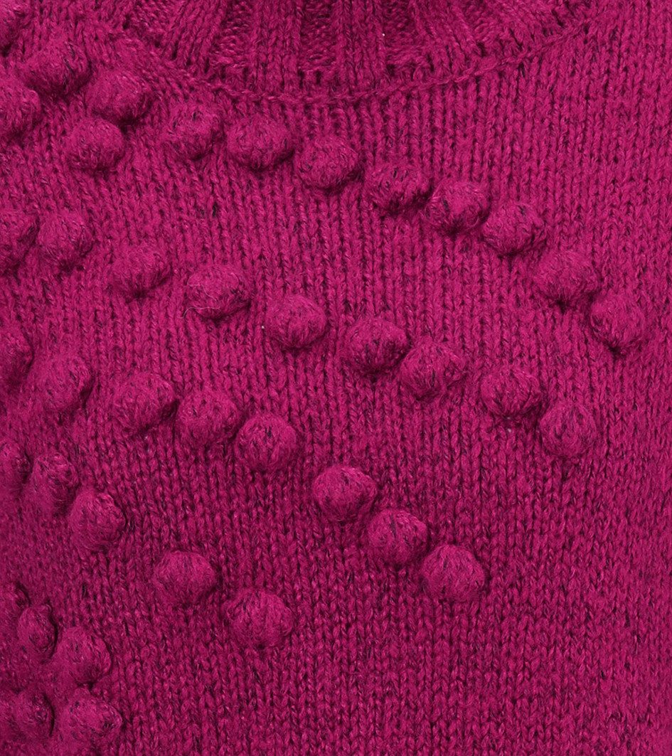 Aniston CASUAL Gebreide trui met gebreide, kleine pompons