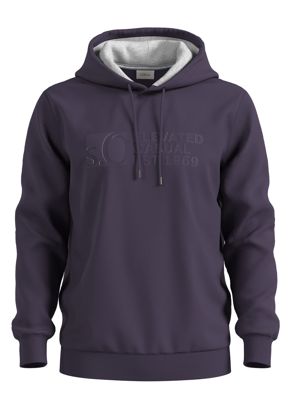 s.Oliver Hoodie met frontprint