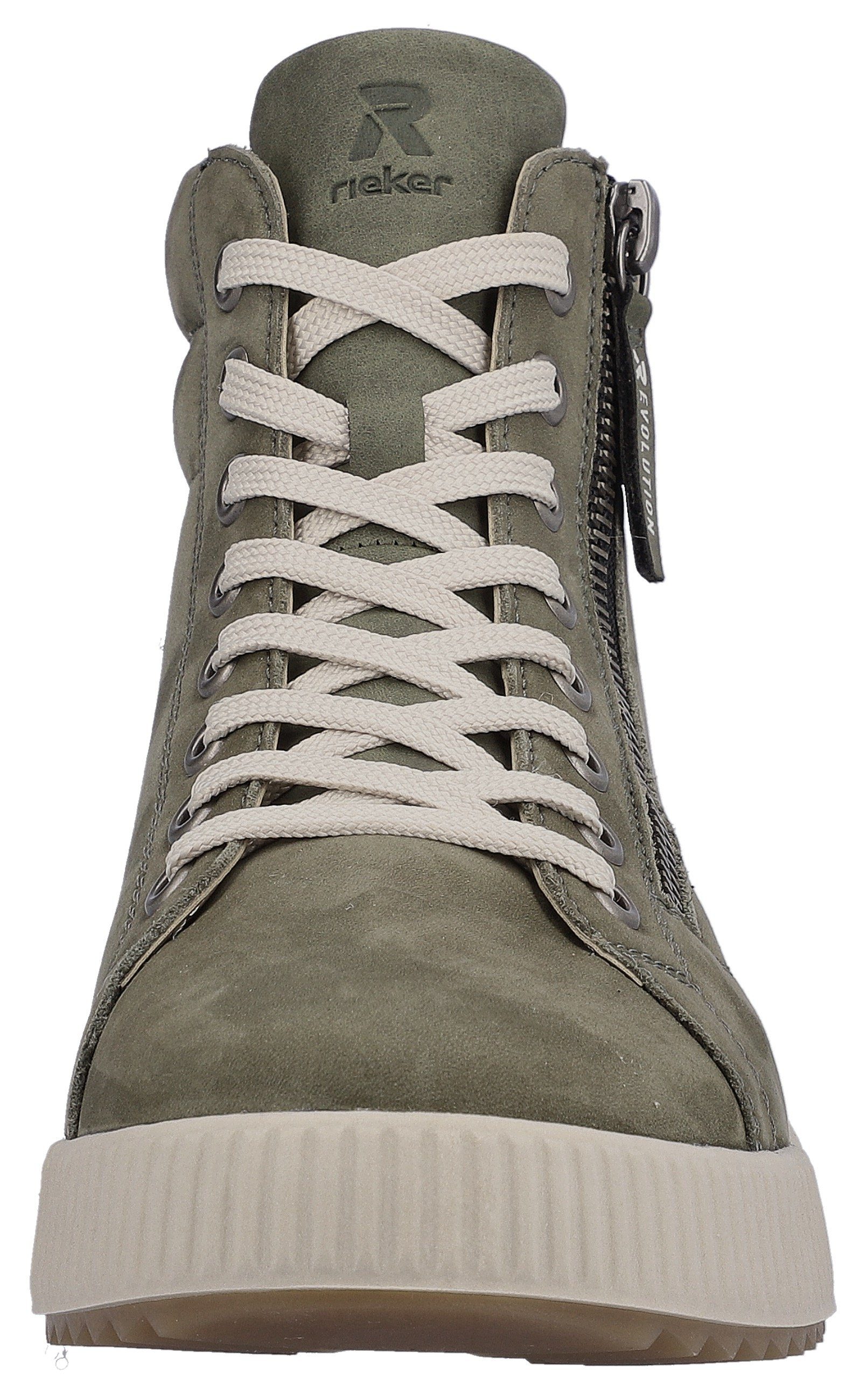 RIEKER Sport Hoge veterschoenen ankle boot, high top sneaker, leisure boots with zipper