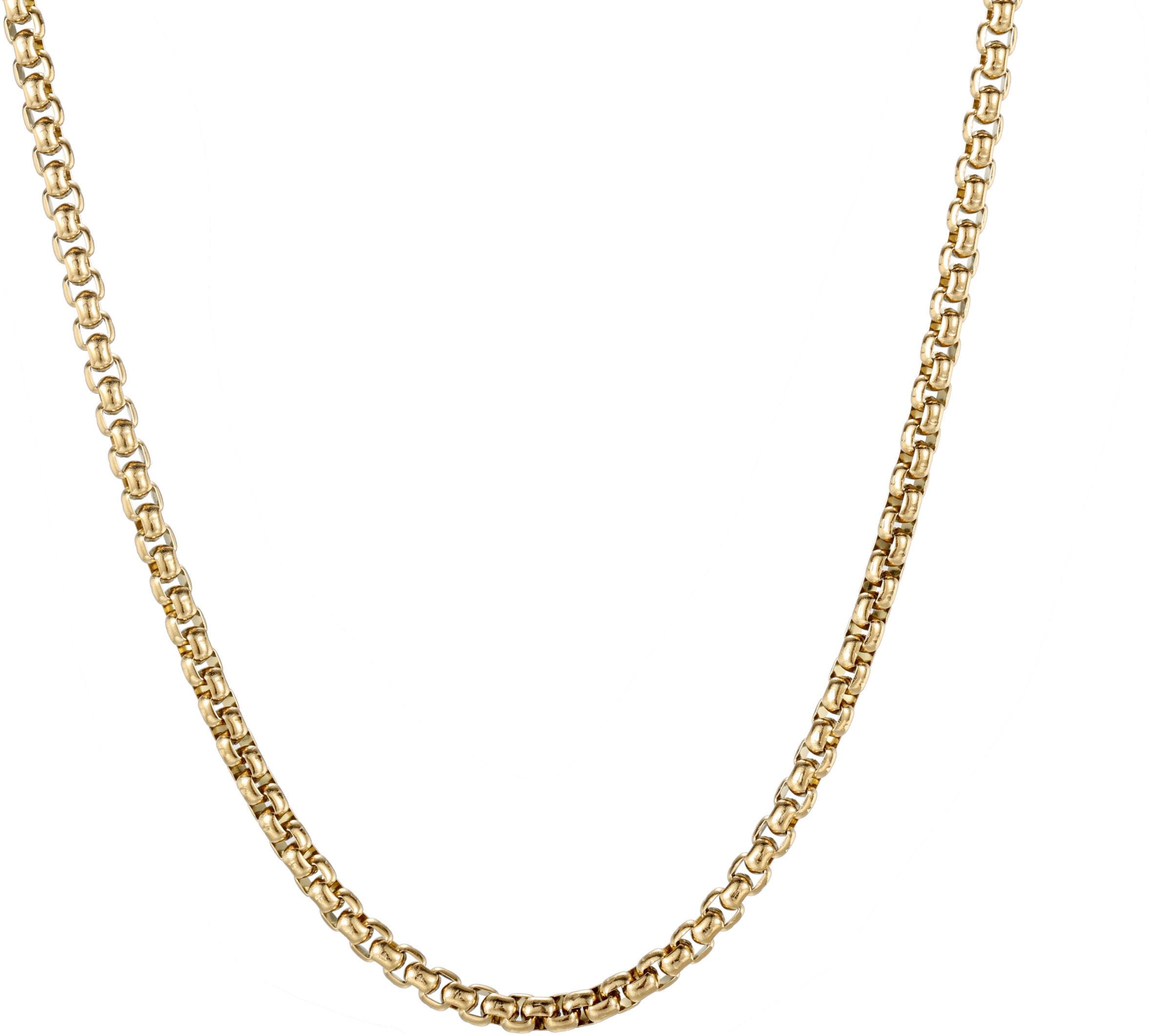 Firetti Edelstalen ketting Sieraad cadeau roestvrij staal halssieraad halsketting Venetiaanse ketting kleur dames kettingen maat 60 goud(kleur)
