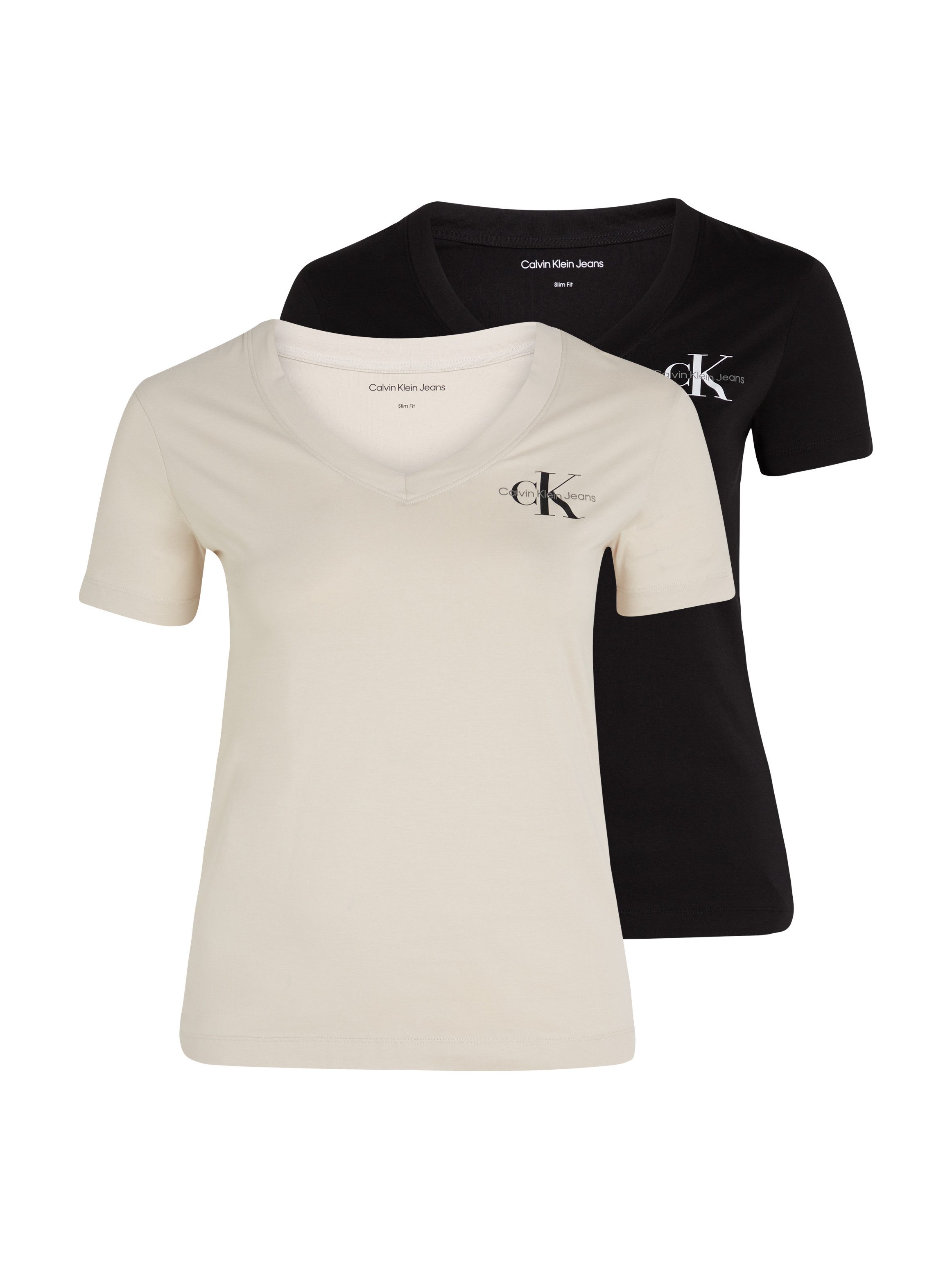 Calvin Klein Jeans Plus T-shirt (set, 2-delig, 2)