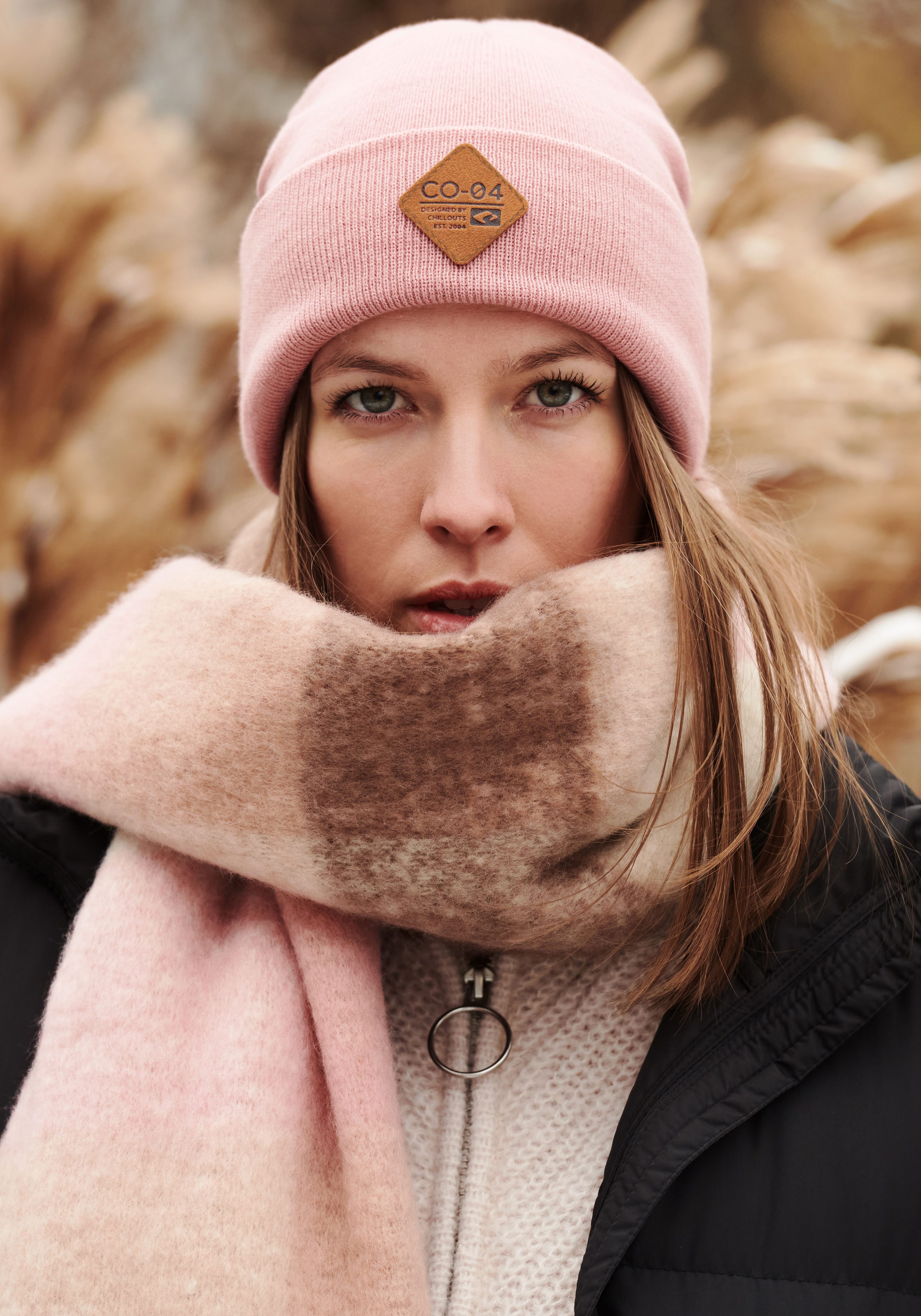 chillouts Beanie Nicki Hat met stijlvol logo-embleem
